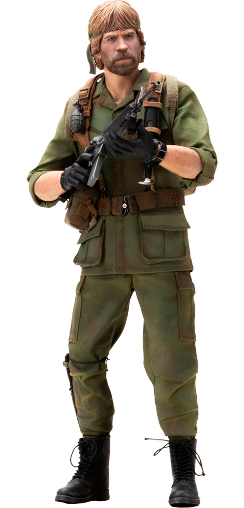 Missing In Action Chuck Norris Colonel Braddock 1:6 Deluxe Infinite Statue