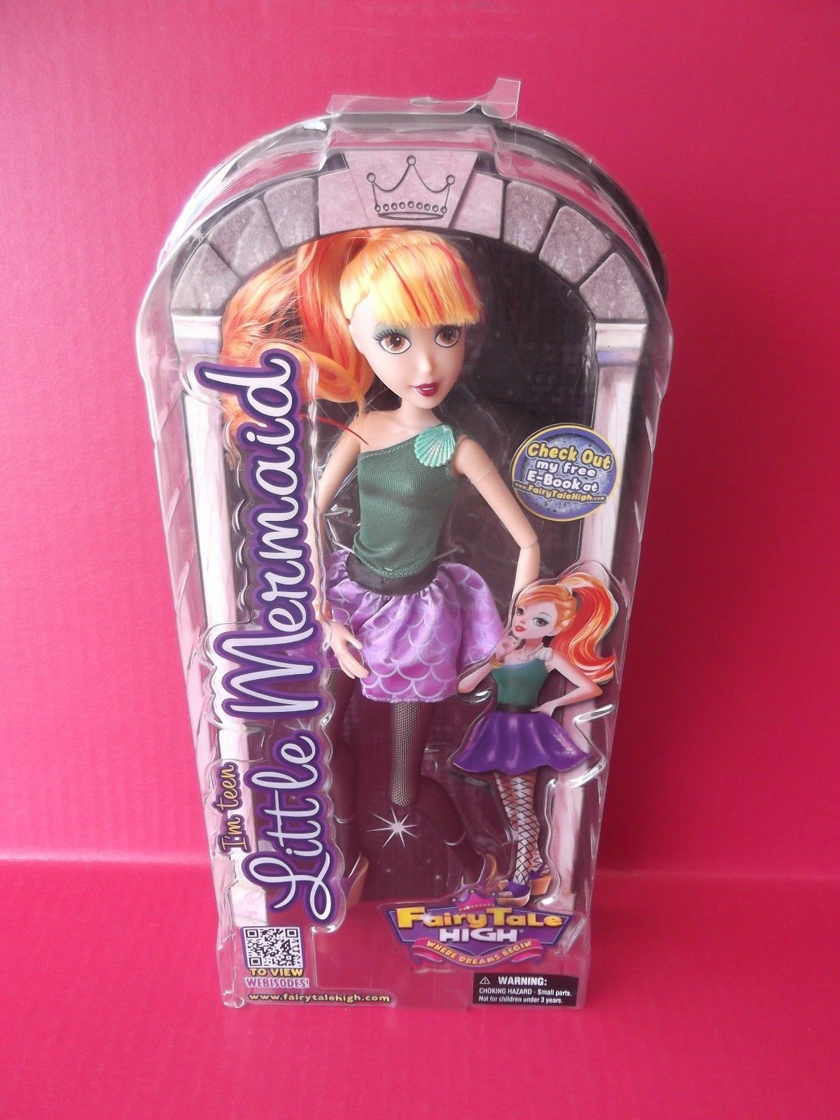 Fairy Tale High I’am Teen Little Mermaid 12″IN PVC Figure Were Dreams Begin Cute