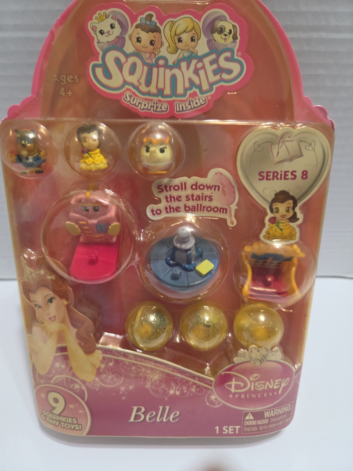 2012 Disney Princess Squinkies Belle Series 8 – New Sealed