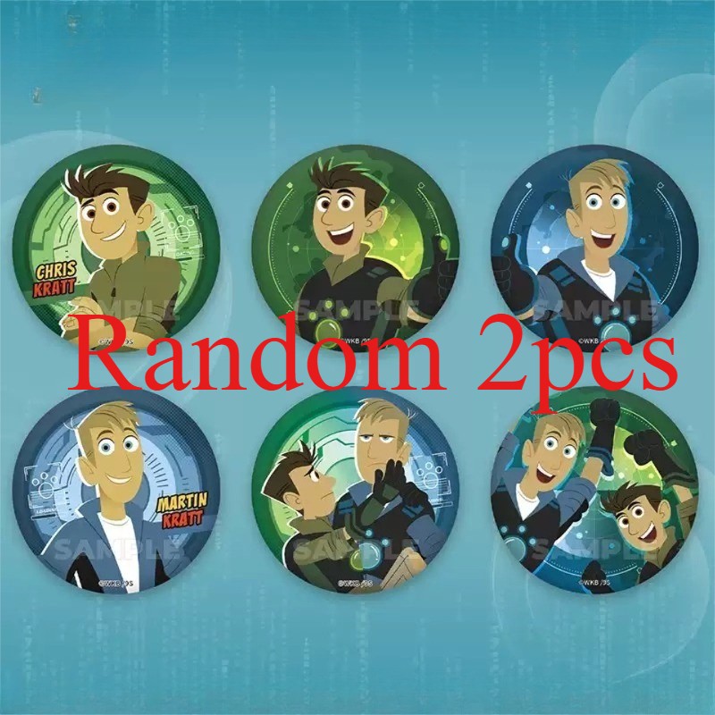 Wild Kratts Chris Martin Badge Pin Children’s Toy Cosplay Party Props