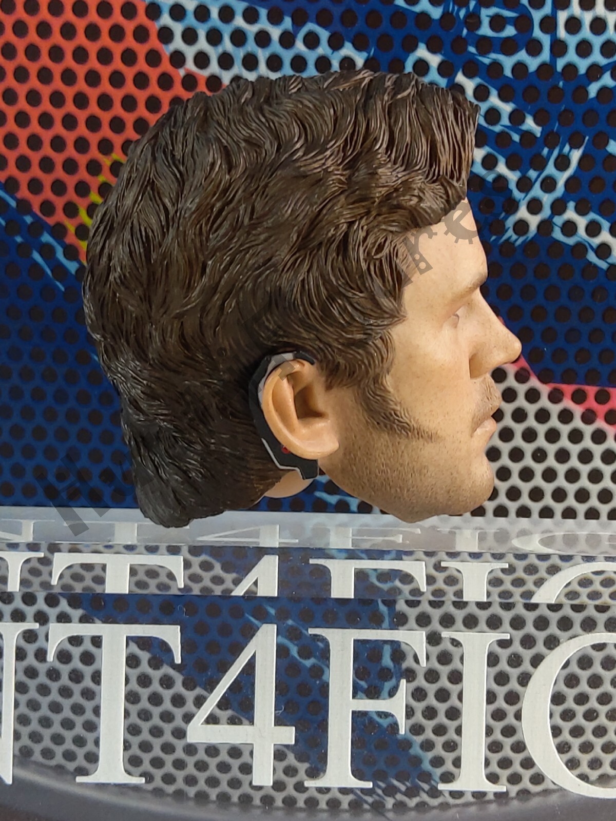 Hot Toys MMS421 GOTG Vol. 2 Star Lord 1/6 action figure’s Chris Pratt Head Sculp