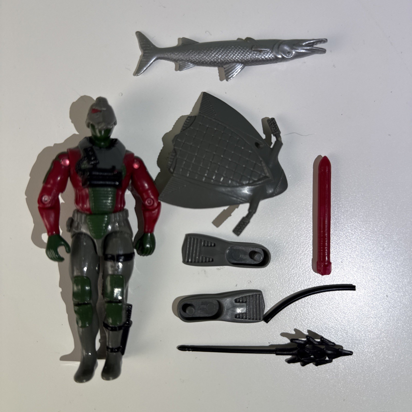 1990 Gi Joe Cobra 3.75″ Undertow v1 Figure Destro’s Frogmen Complete Hasbro
