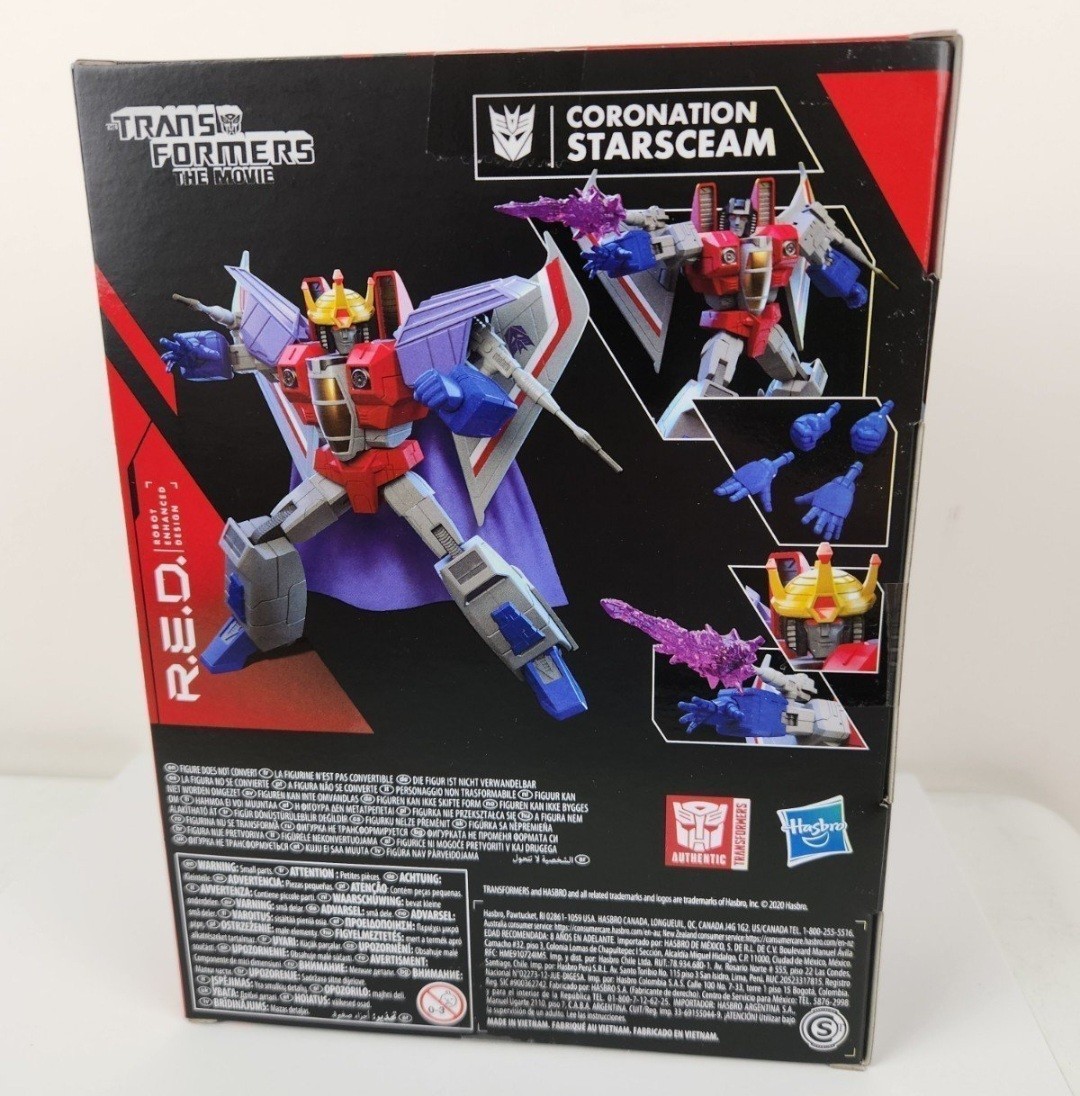 Transformers R.E.D Coronation Starscream Robot Enhanced Design New FRESH!