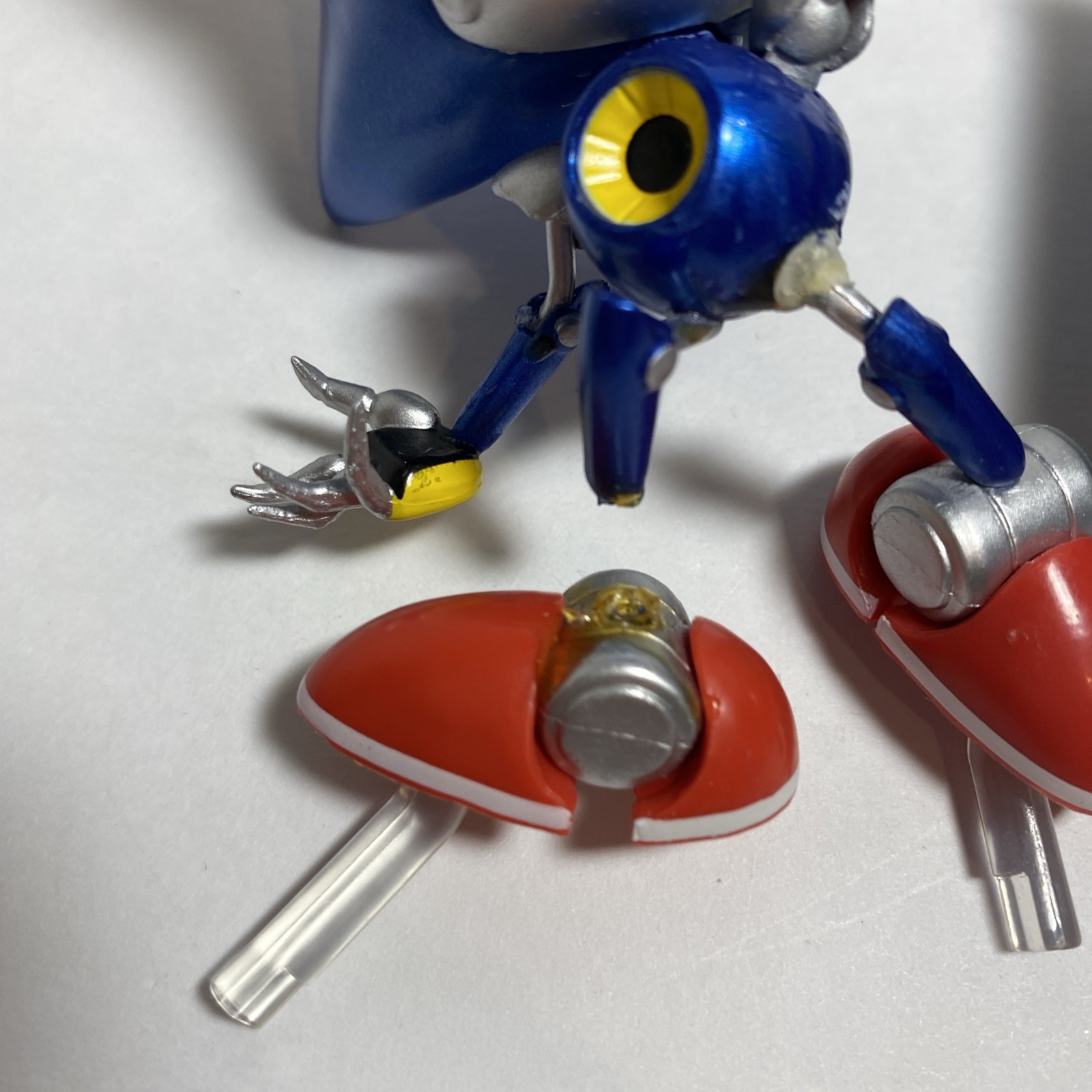 Sonic The Hedgehog Metal Sonic 25th Anniversary Loot Crate Gaming Figure – As Is