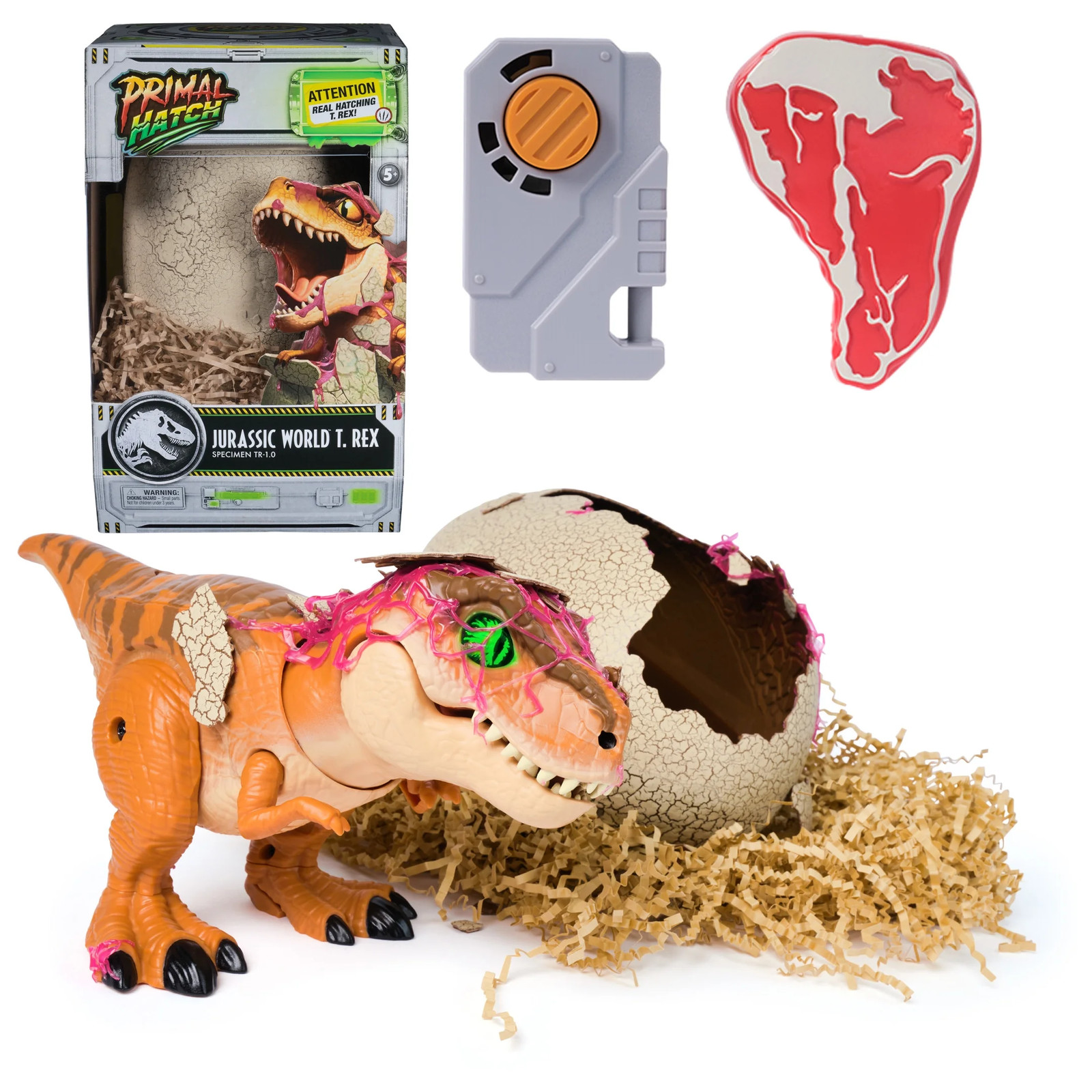 Jurassic World T-Rex, Interactive Dinosaur Toy for Kids Ages 5 and Up