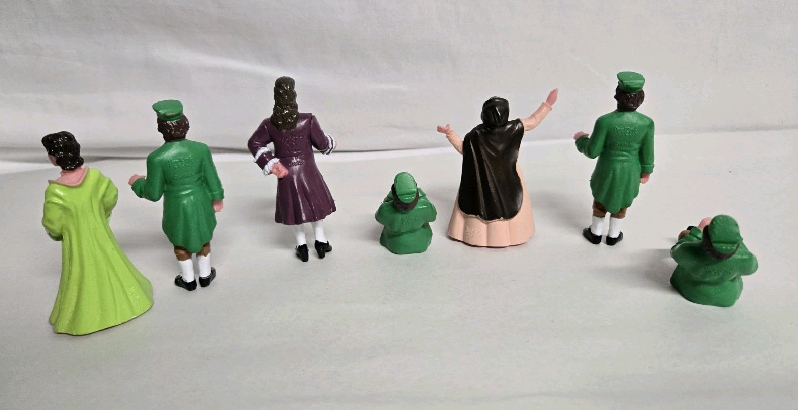 Lot Of 7 Vintage “Awesome Kids” Collectable Rubber Historical Figures