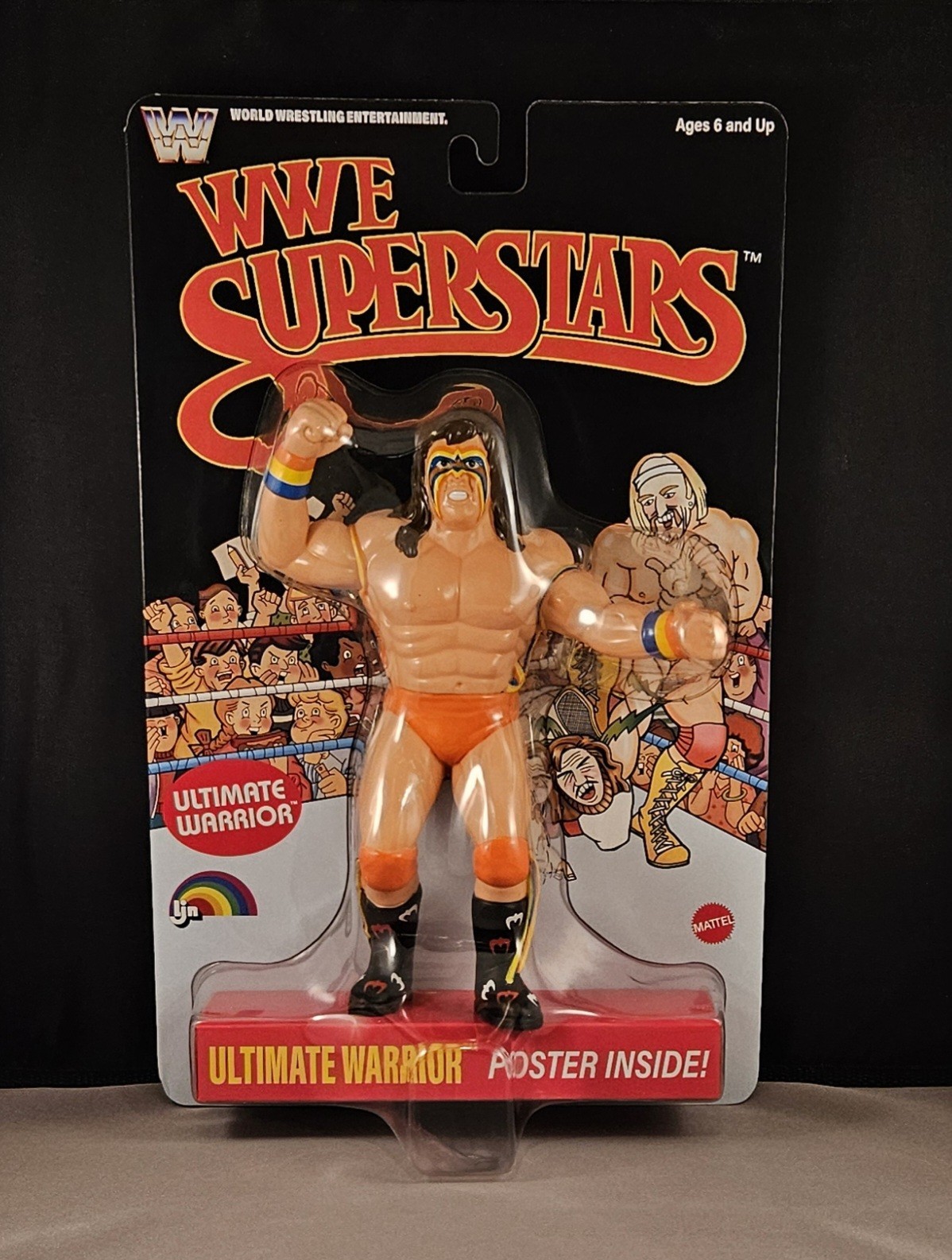 THE ULTIMATE WARRIOR 2026 LJN WWE SUPERSTARS RETRO FIGURE WWF BLACK CARD NEW #2