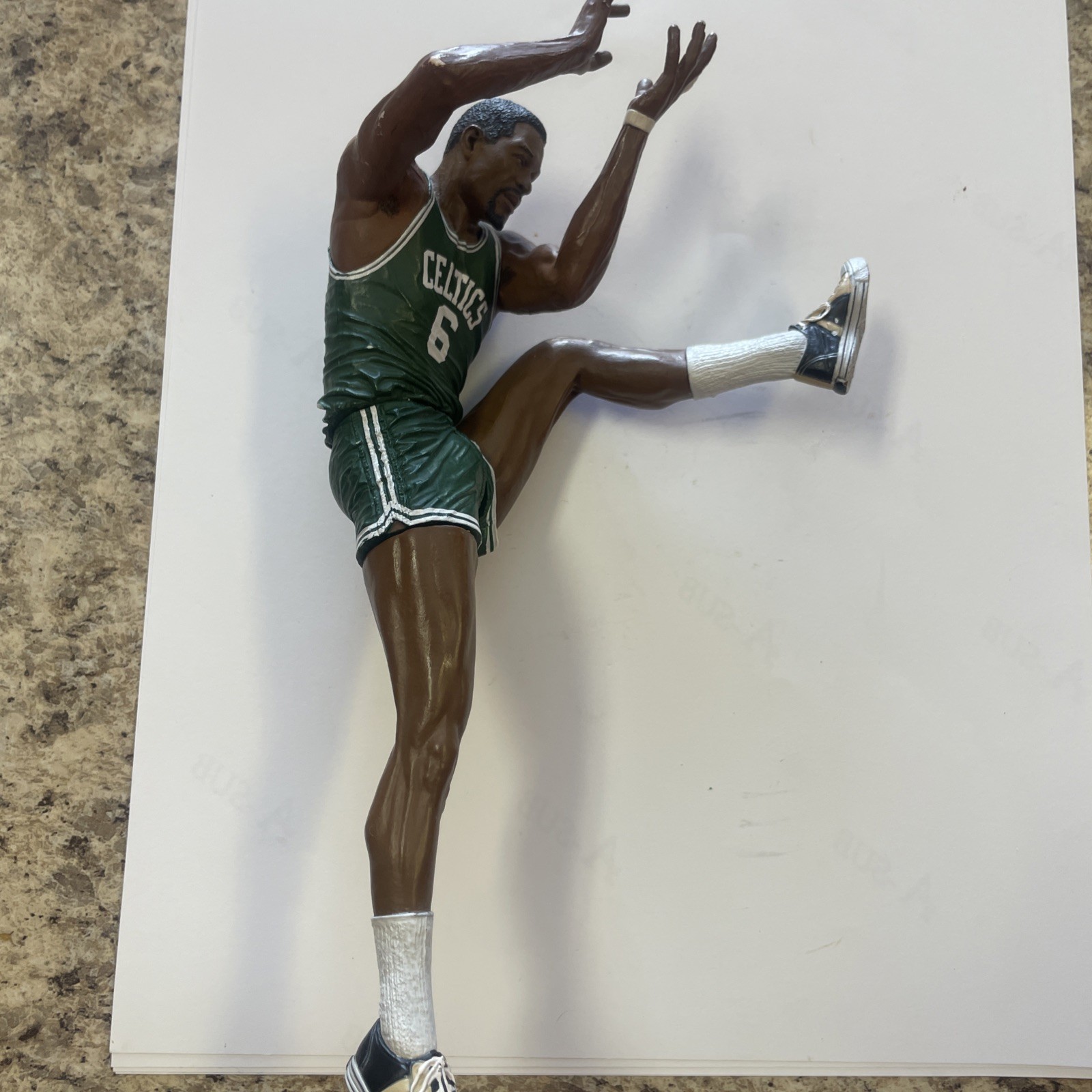 MCFARLANE NBA LEGENDS SERIES 3 CELTICS HOF C BILL RUSSELL LOOSE Sold As Is!