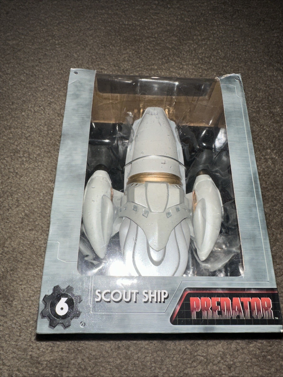 PREDATOR CineMachines 6 SCOUT SHIP Alien Space DIE CAST Vehicle NECA 2016