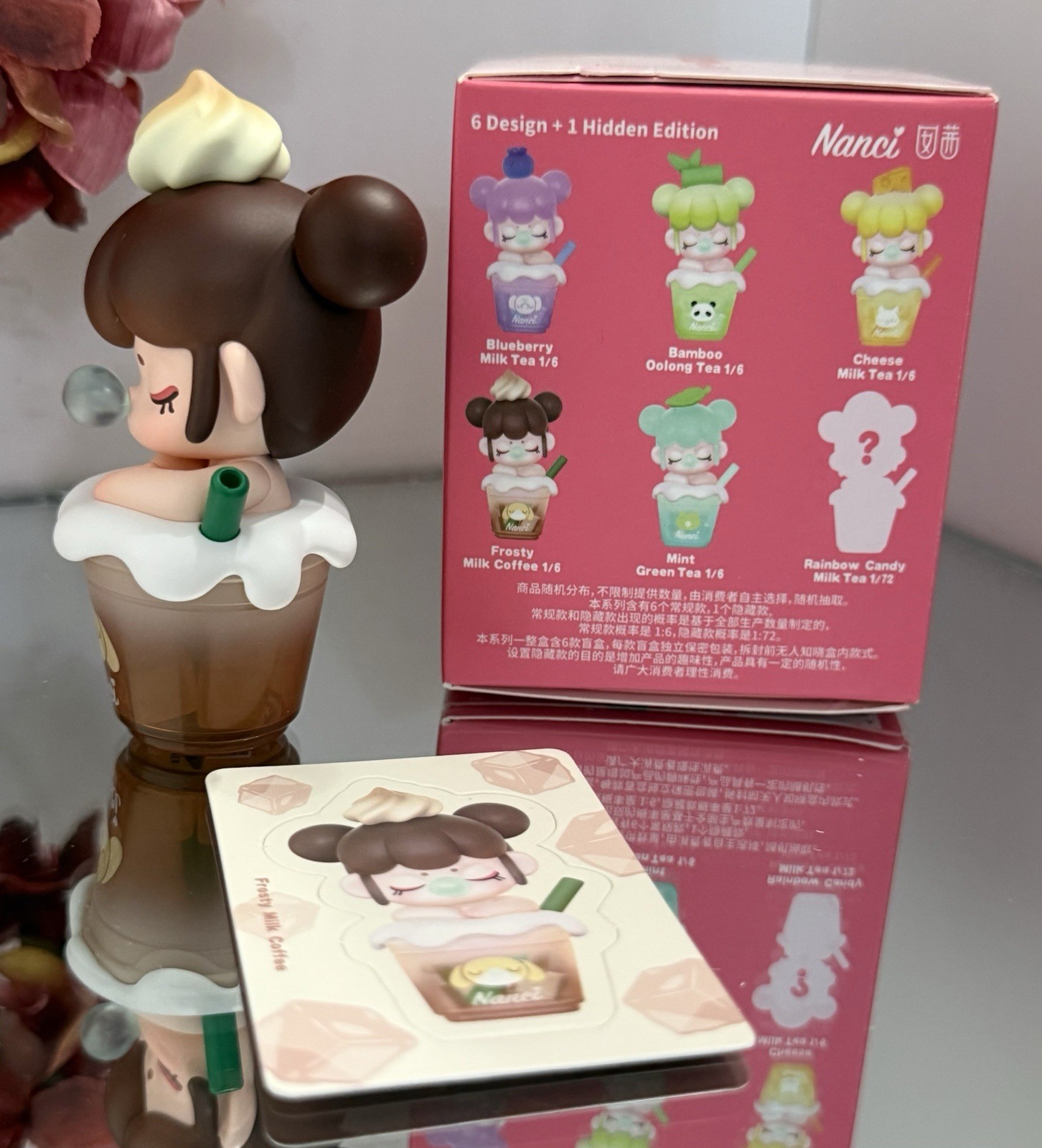 ROLIFE BABY NANCI Milk Tea Series Frosty Milk Coffee 3″ Figure USA Seller NEW