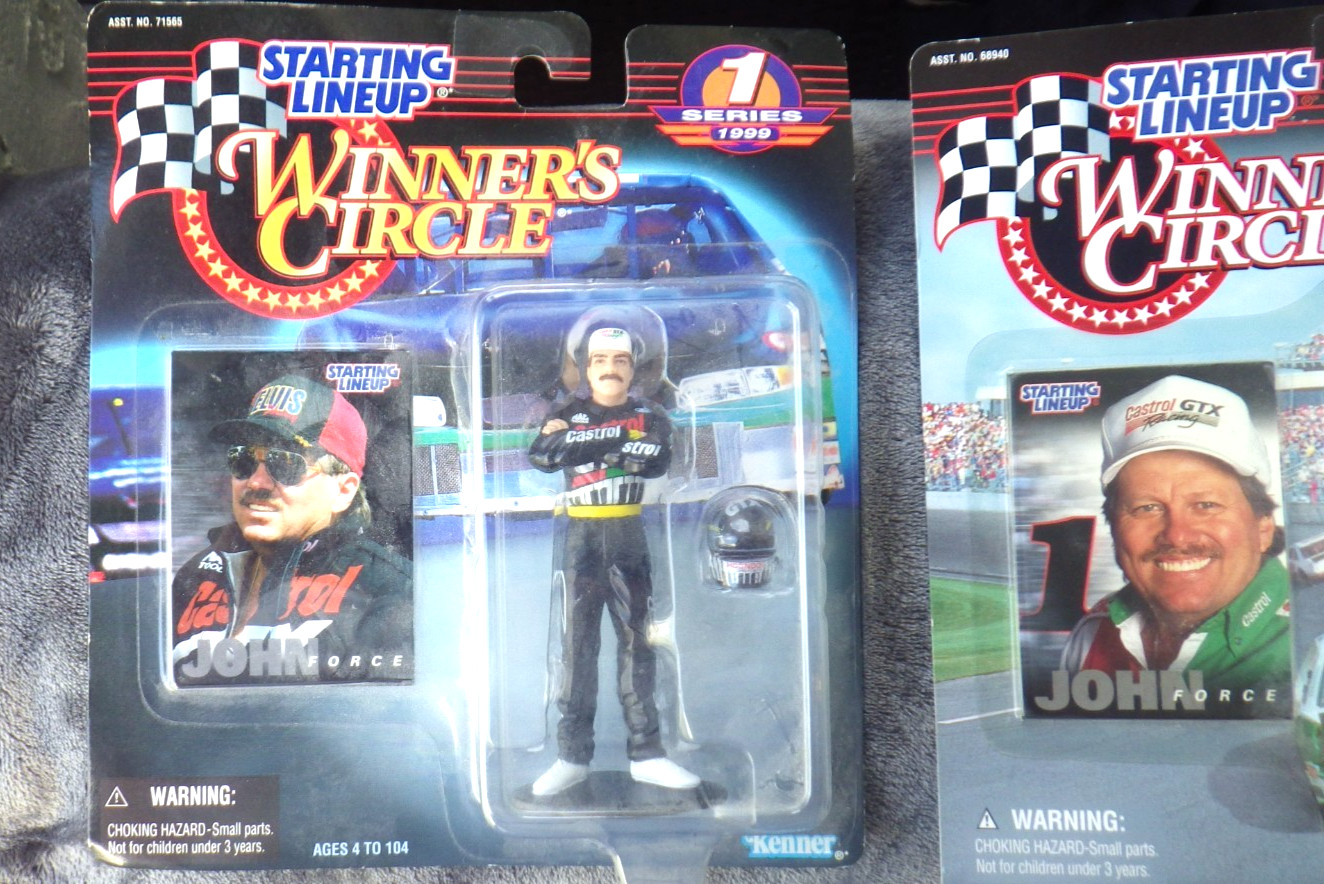 Vintage 1997 John Force, NHRA Winner’s Circle, Winner’s Circle Lot of 2 Sealed