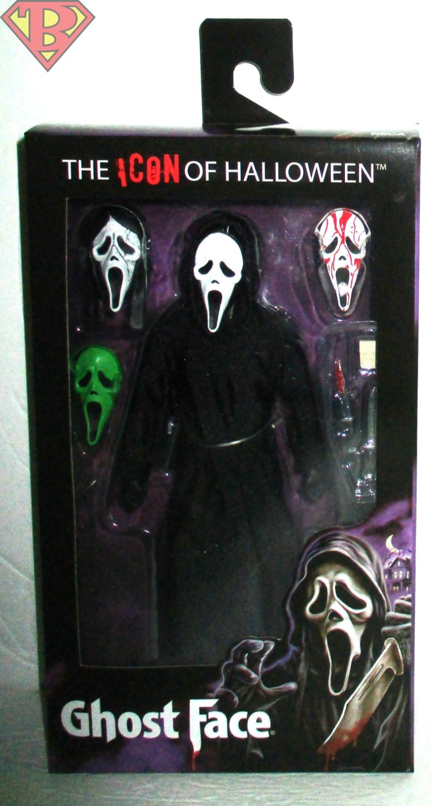 GHOSTFACE Scream The Icon of Halloween 8″ inch Clothed Action Figure Neca 2025