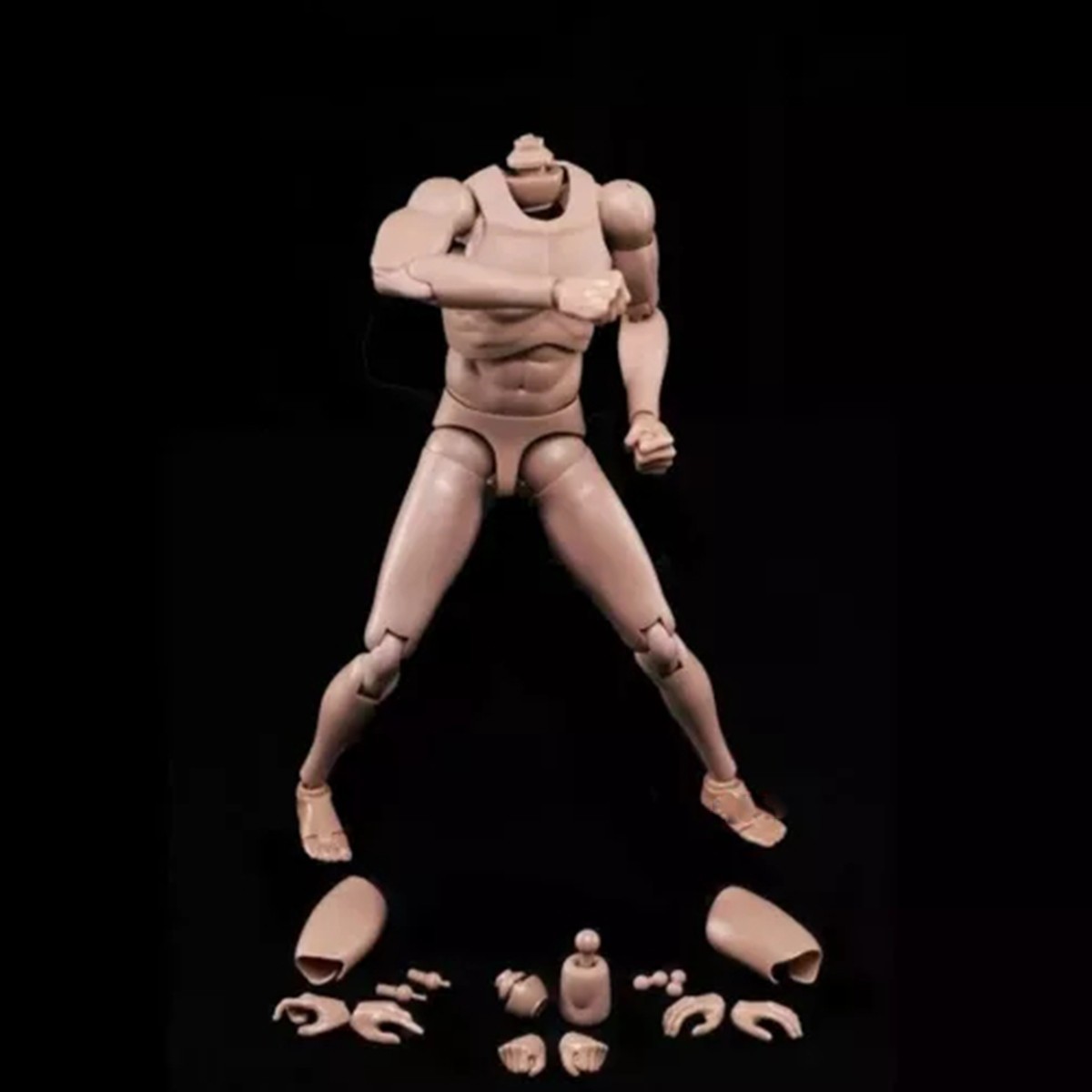 USA 1/6 Europe Skin Action Figure Body Model MX02-A 12in Male Figure Body Model