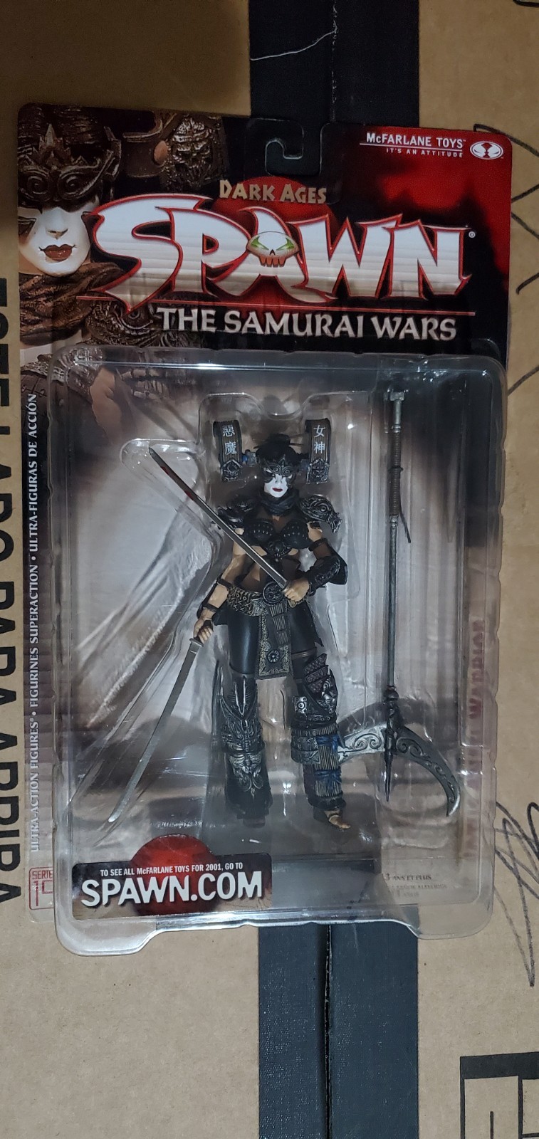 McFarlane Spawn 2001 Series 19 Dark Ages The Samurai Wars Lotus Angel Warrior