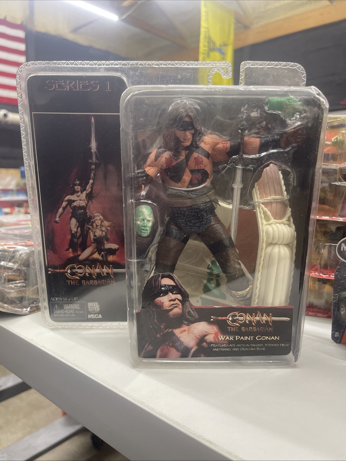 Conan the Barbarian War Paint Conan Figure Series 1 NECA New Sealed