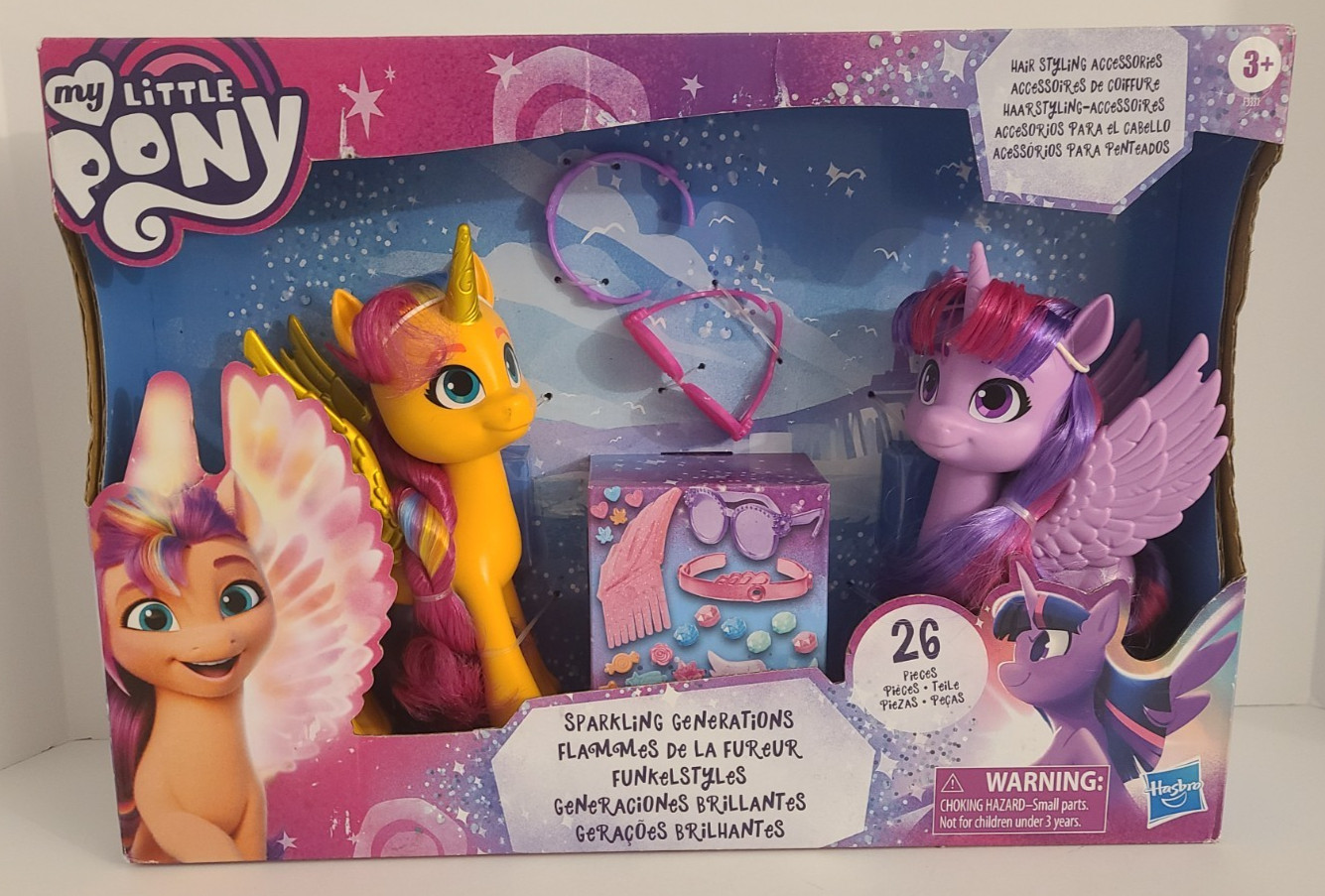 My Little Pony “A New Generation” Sparkling Generations 2-pack w/ accessories