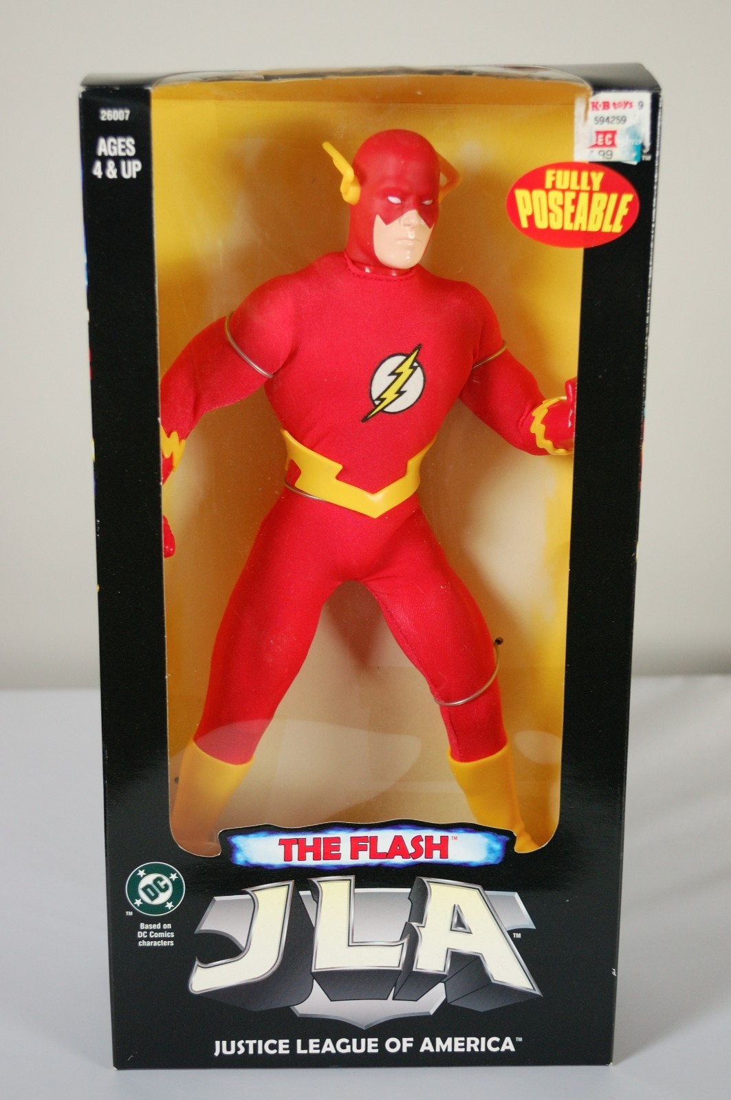 THE FLASH Wally West JLA 12-inch figure 90s DC Comics MINT Unopened NIB 1998