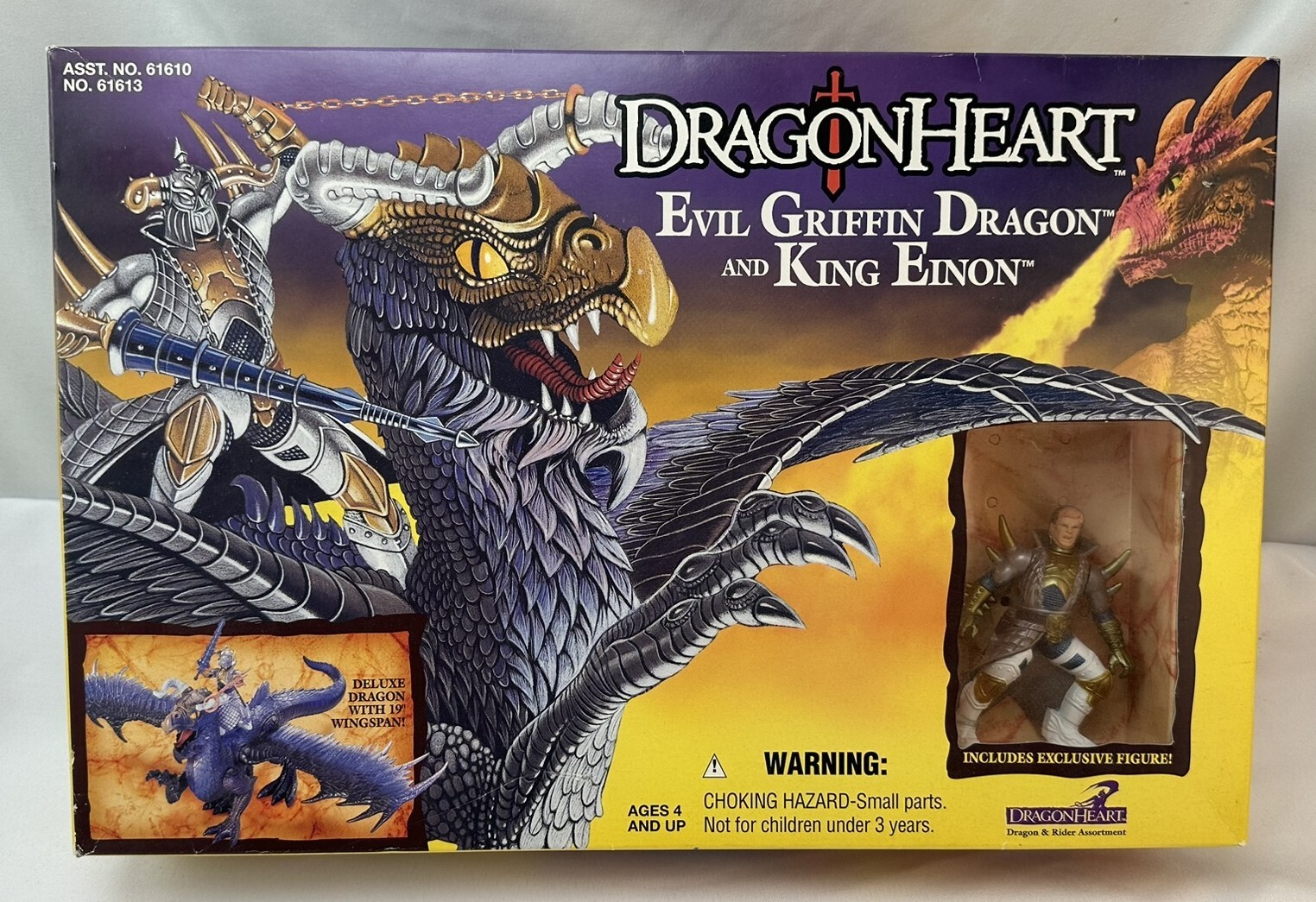 1995 Dragonheart Evil Griffin Dragon King Einon by Kenner Brand New FREE SHIP