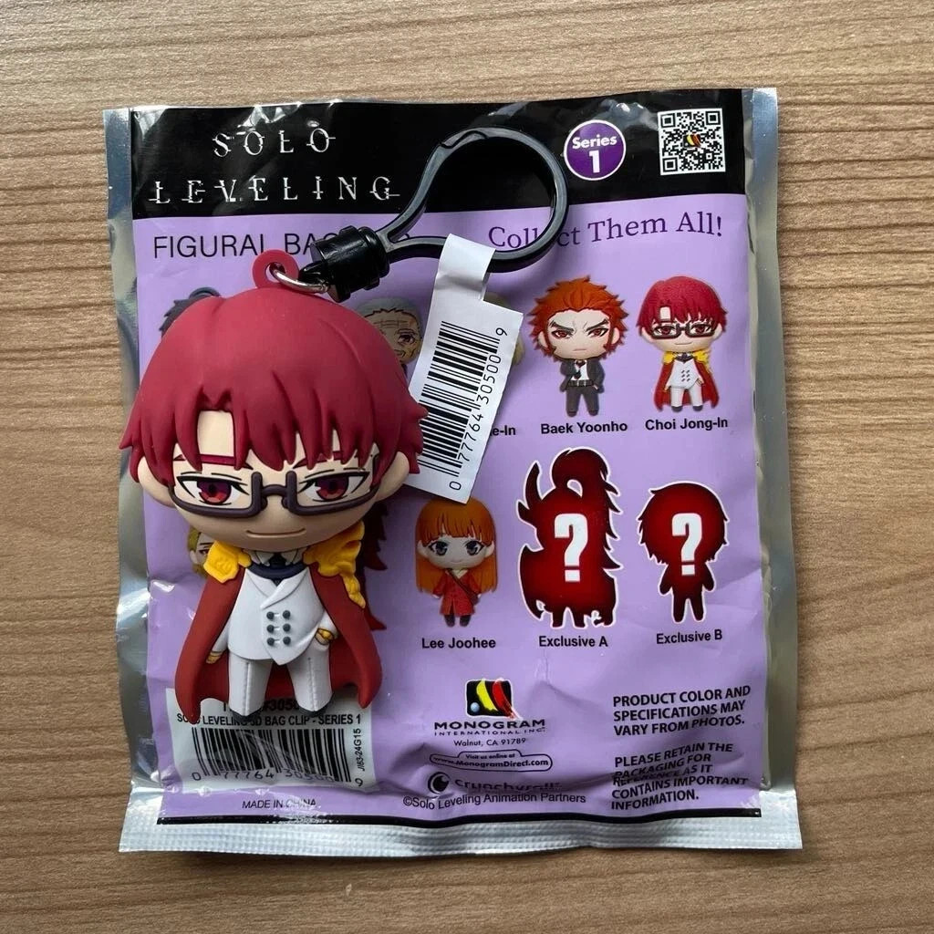 Solo Leveling Choi Jong-In Monogram Figural Foam Bag Clip Series 1