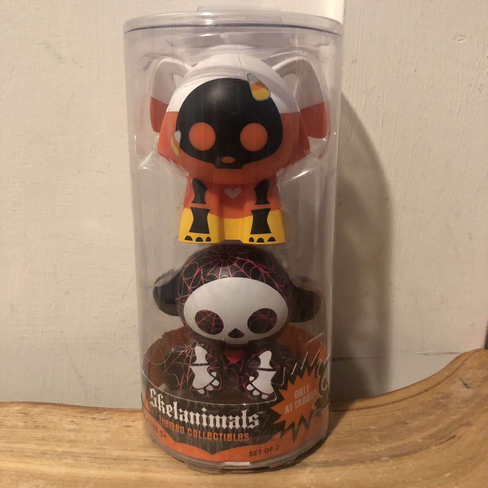 Dax Dog & Marcy Monkey Skelanimals 2009 Themed Collectibles Halloween Figurines