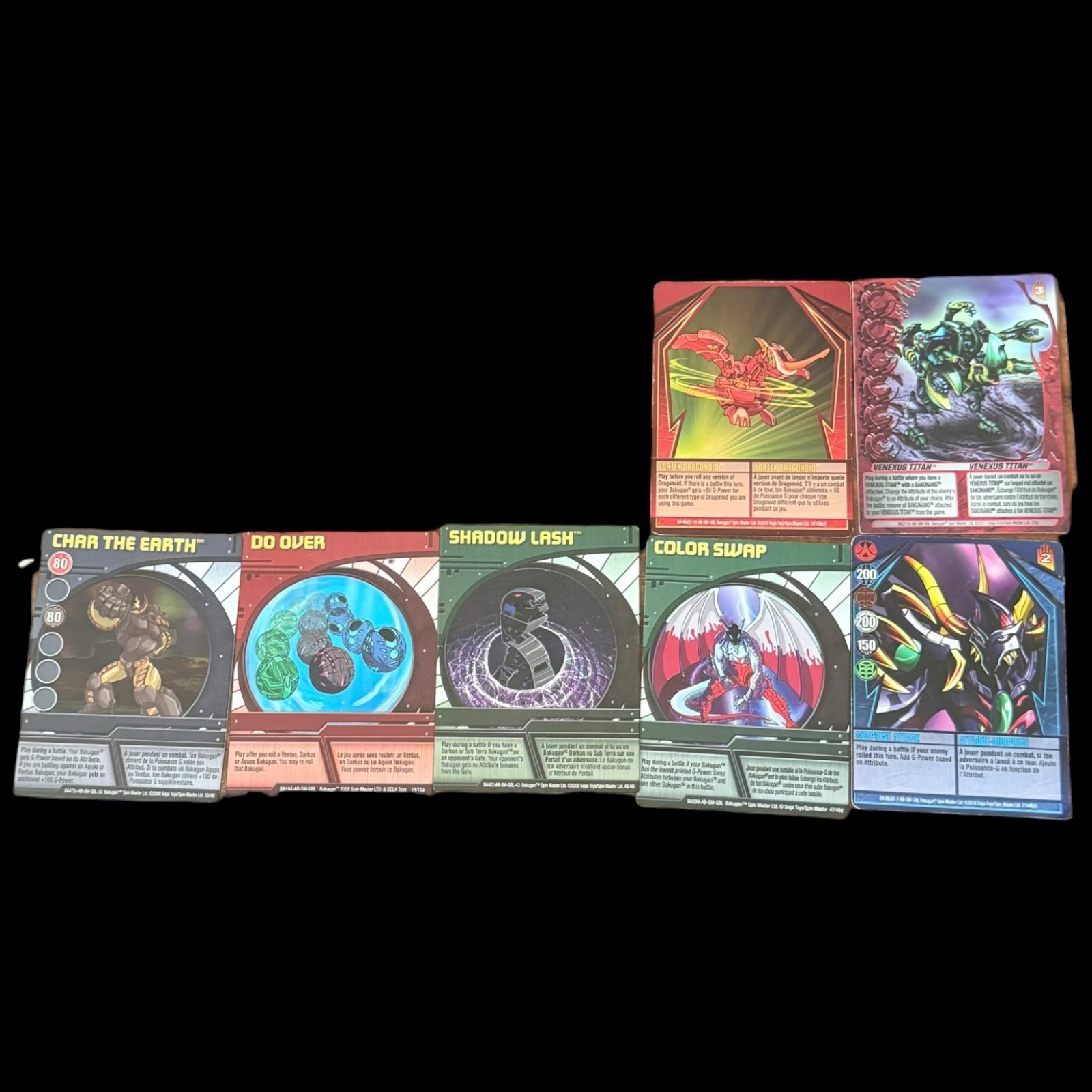 Bakugan Lot (48) + Cards + Carrying Case + Pin