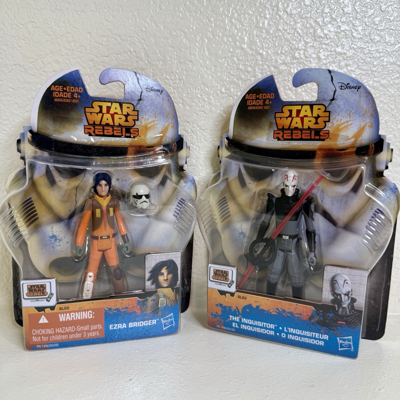 Star Wars Rebels Saga Legends Ezra Bridger SL02 & The Inquisitor SL03 Sealed NEW
