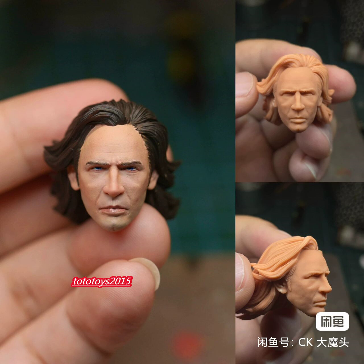 1:6 1:12 1:18 Nicolas Cage superman Head Sculpt Model For Male Action Figure Toy