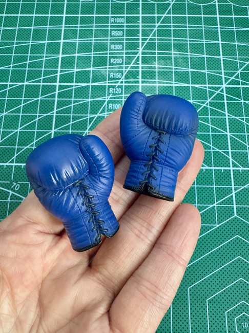 1/6 scale Blue Boxing Gloves HOLLOW for 12″ Action Figure Doll Accessory