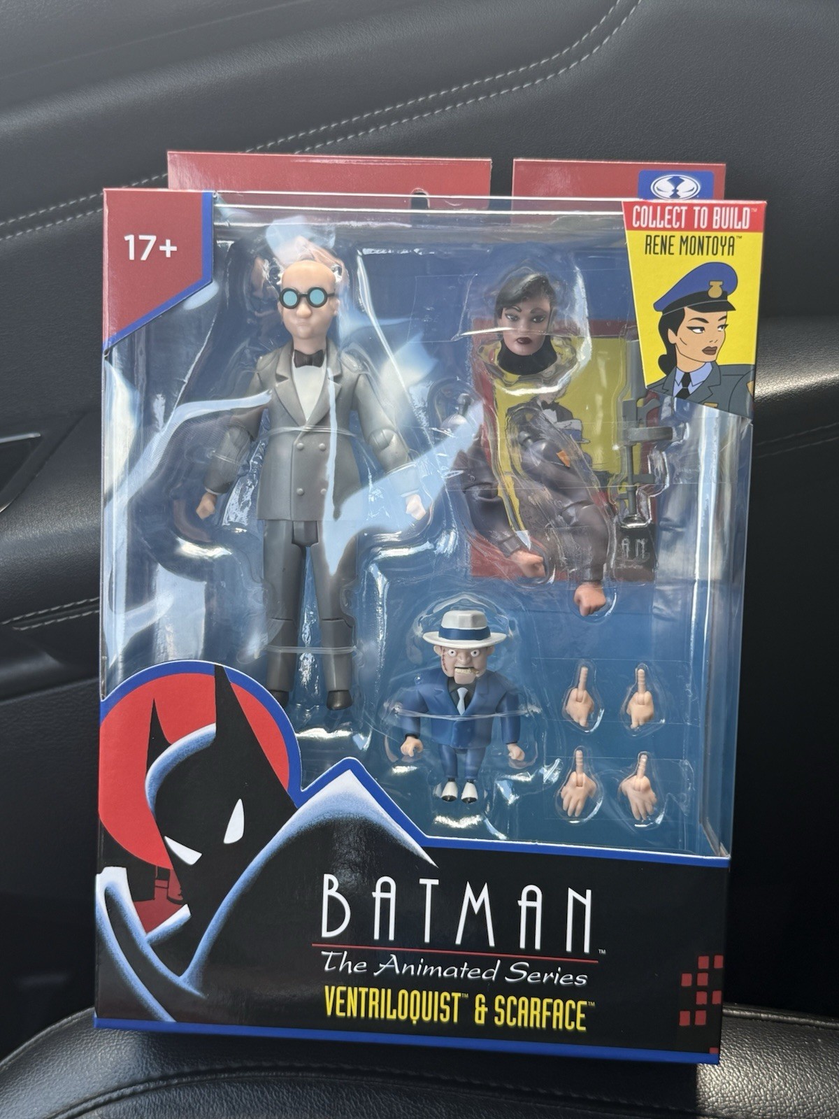 McFarlane Batman Animated Series BTAS VENTAILOQUIST & SCARFACE BAF Rene Montoya