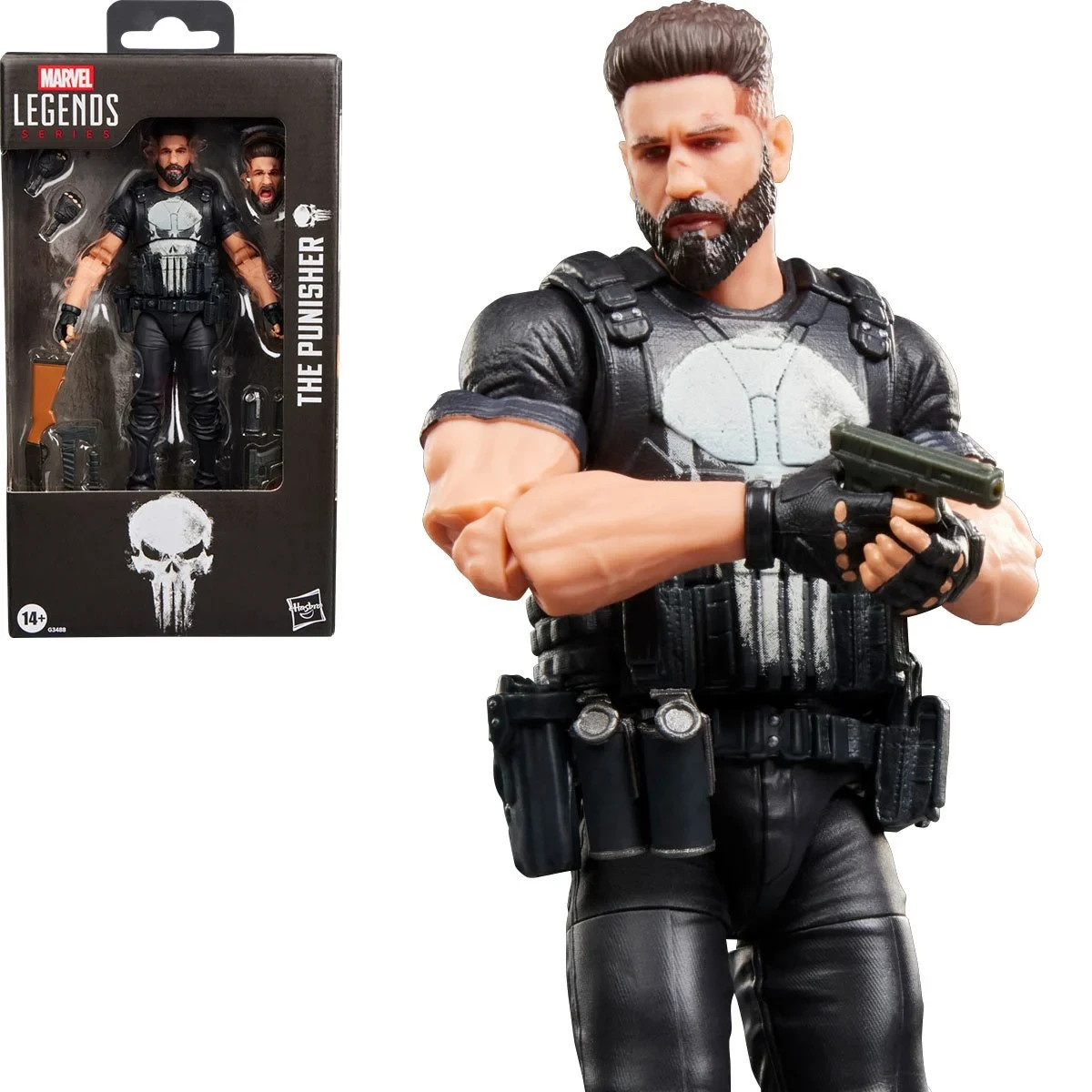 Marvel Legends Series The Punisher 6-Inch Action Figure In Hand