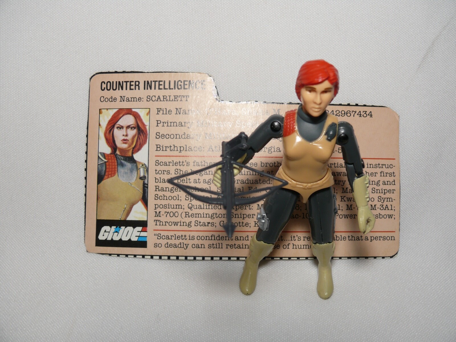 VINTAGE HASBRO SCARLETT & SNAKE EYES FEAT. STORM SHADOW IN ‘SILENT INTERLUDE’