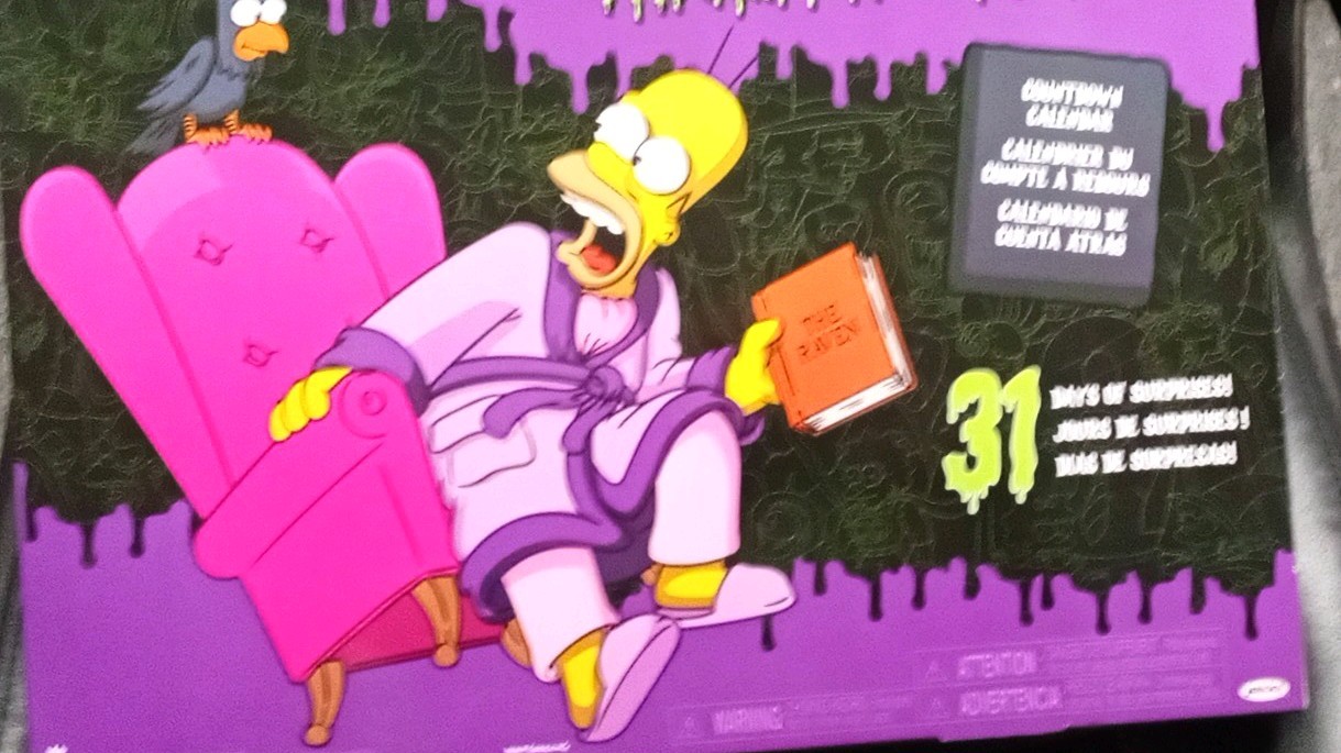 THE SIMPSONS TREEHOUSE OF HORROR 31 DAY ADVENT CALENDAR- NEW SEALED (LIMITED)