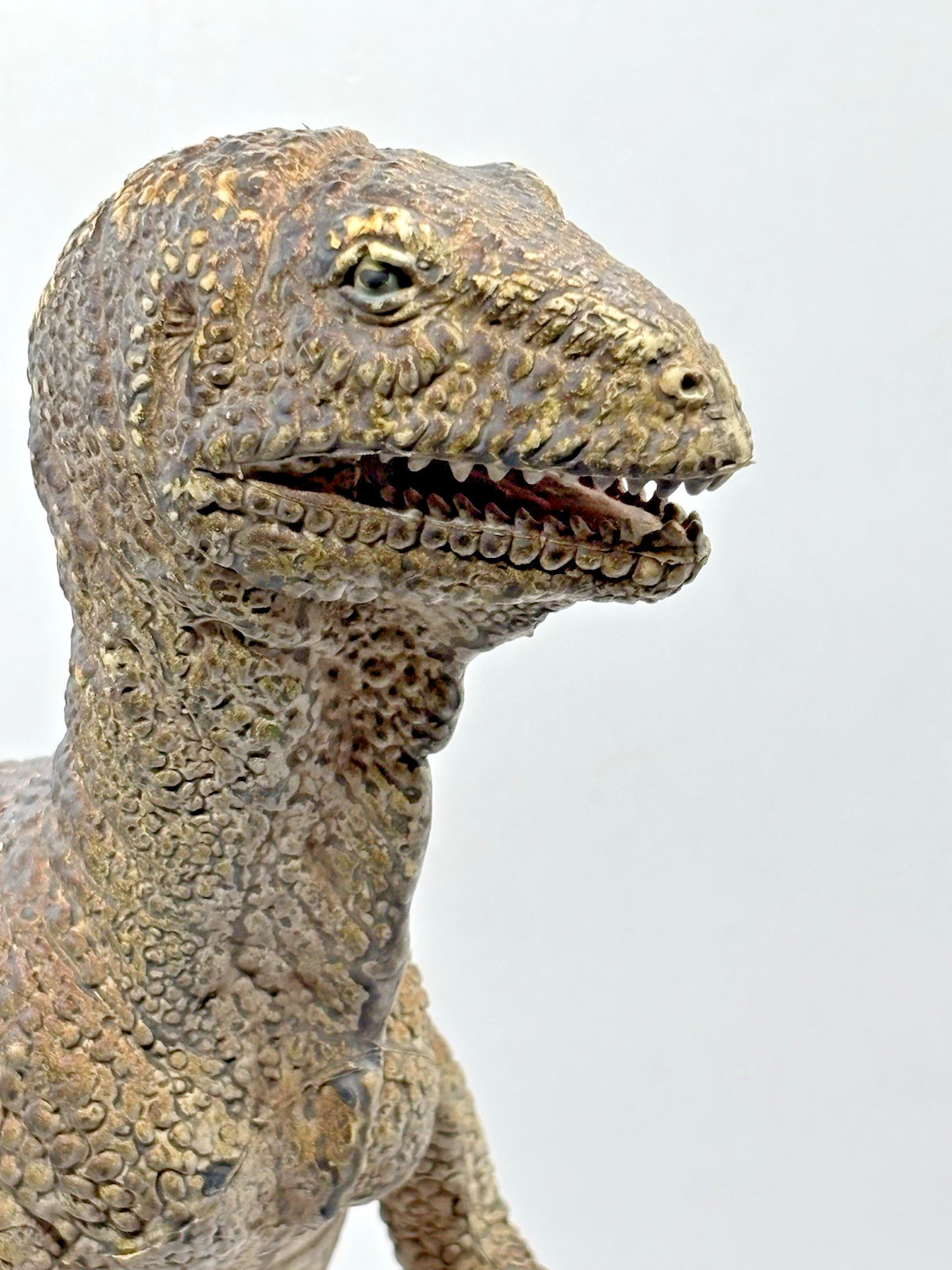 Vtg Large 11″ AAA Dromaeosaurus Dinosaur Figure Heavy T Rex Raptor Kaiju