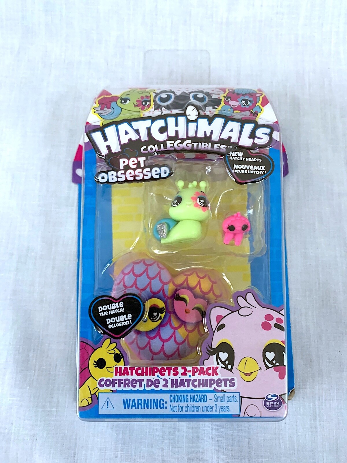 2016 Spin Master Hatchimals Colleggtibles Hatchipets Collectible Pets (Yellow)