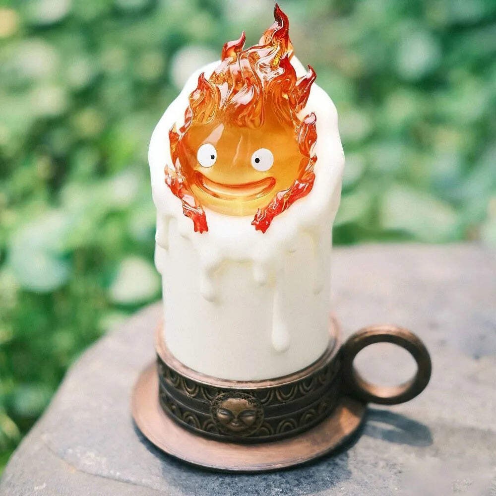 9L3D “Candle Flame Spirit” Calcifer Figure – 5.1 in (13cm) Howl’s Moving Castle