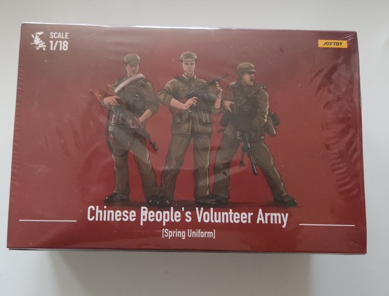 Chinese People’s Volunteer Army (Spring Uniform) 1/18 Scale Figure 3-Pack