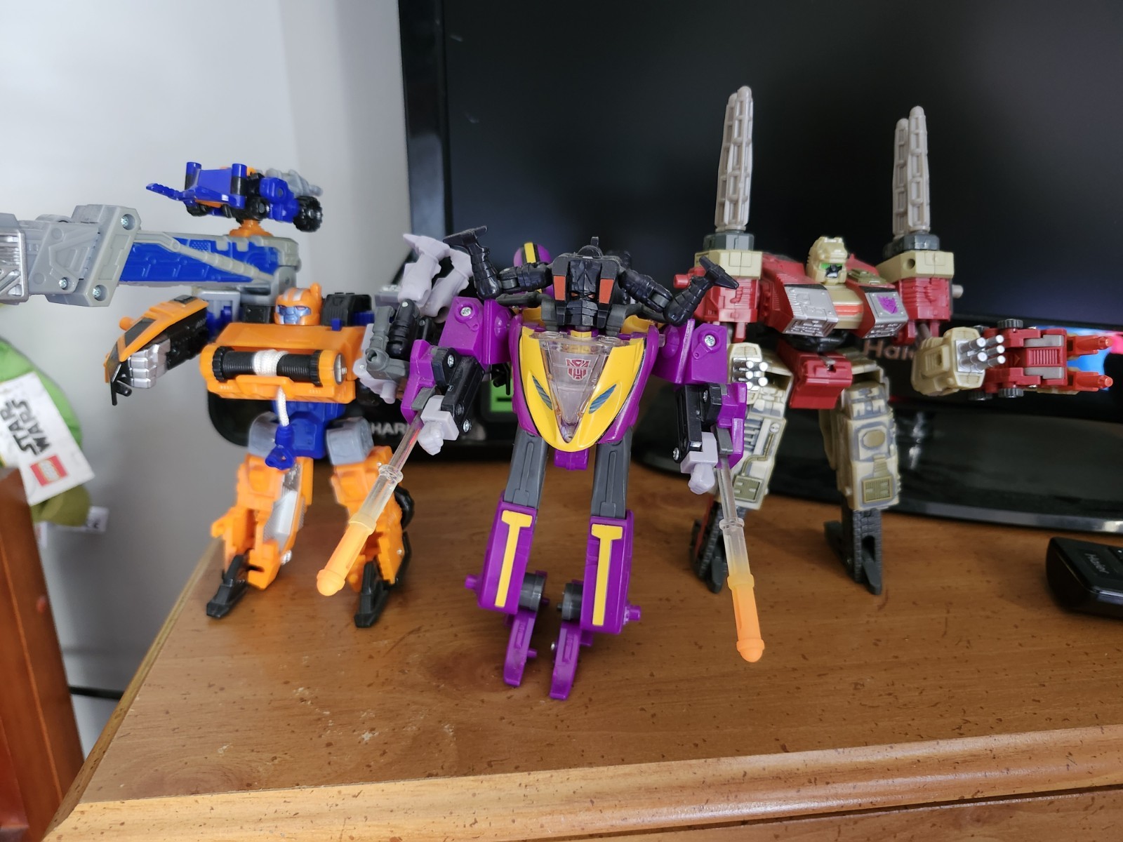 Transformers Armada Smokescreen Demolishor & Sideways