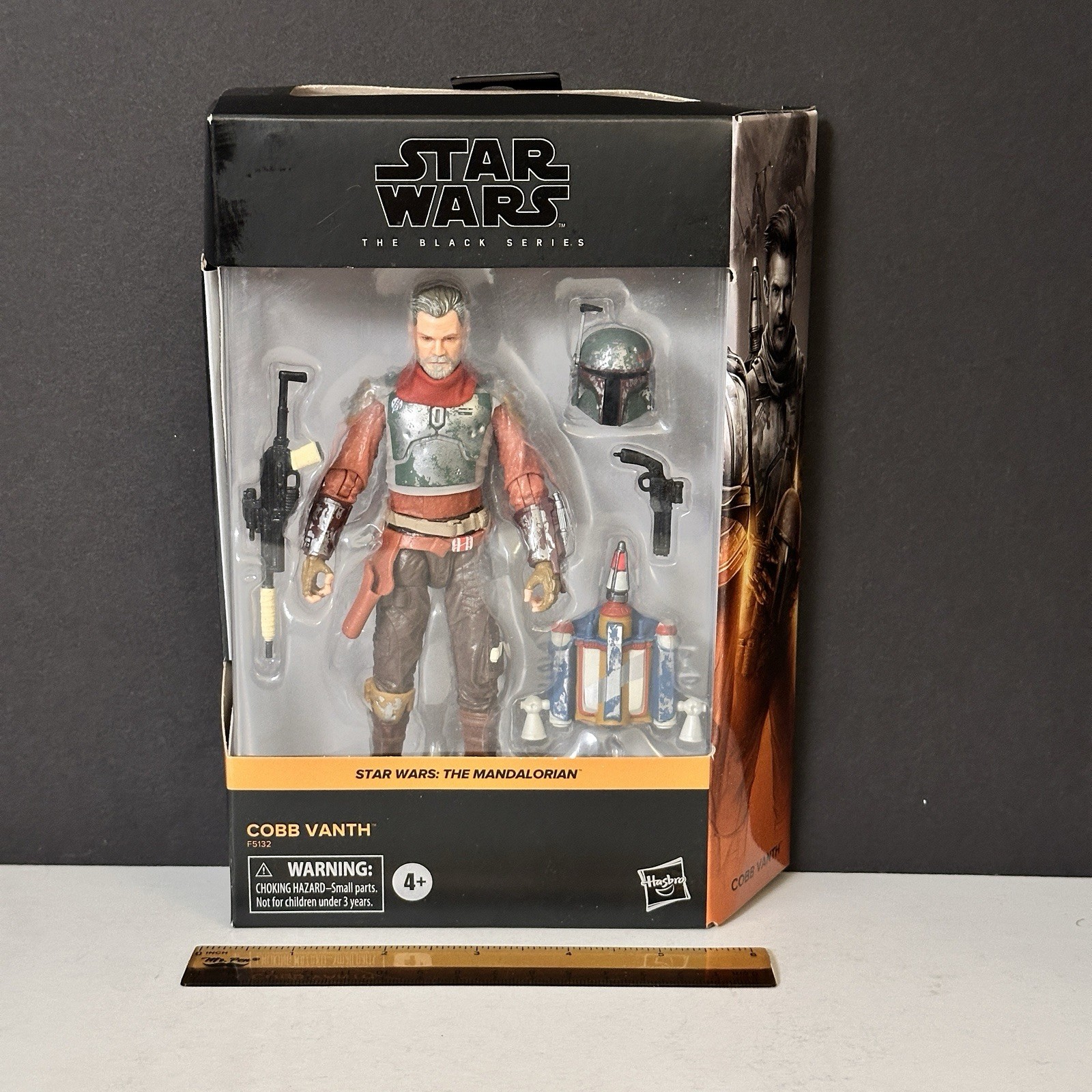 Star Wars 6″ Black Series COBB VANTH (Deluxe) The Mandalorian NIB Sealed Damage