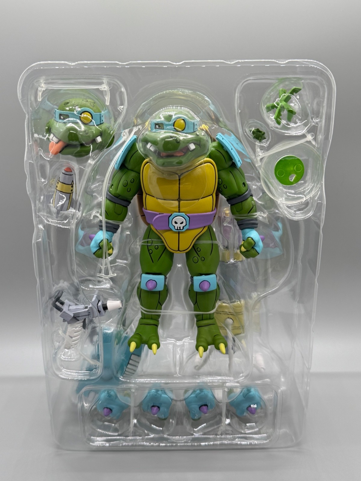 NECA TMNT Cartoon Ultimate Slash Action Figure Loose Complete w/ Accessories