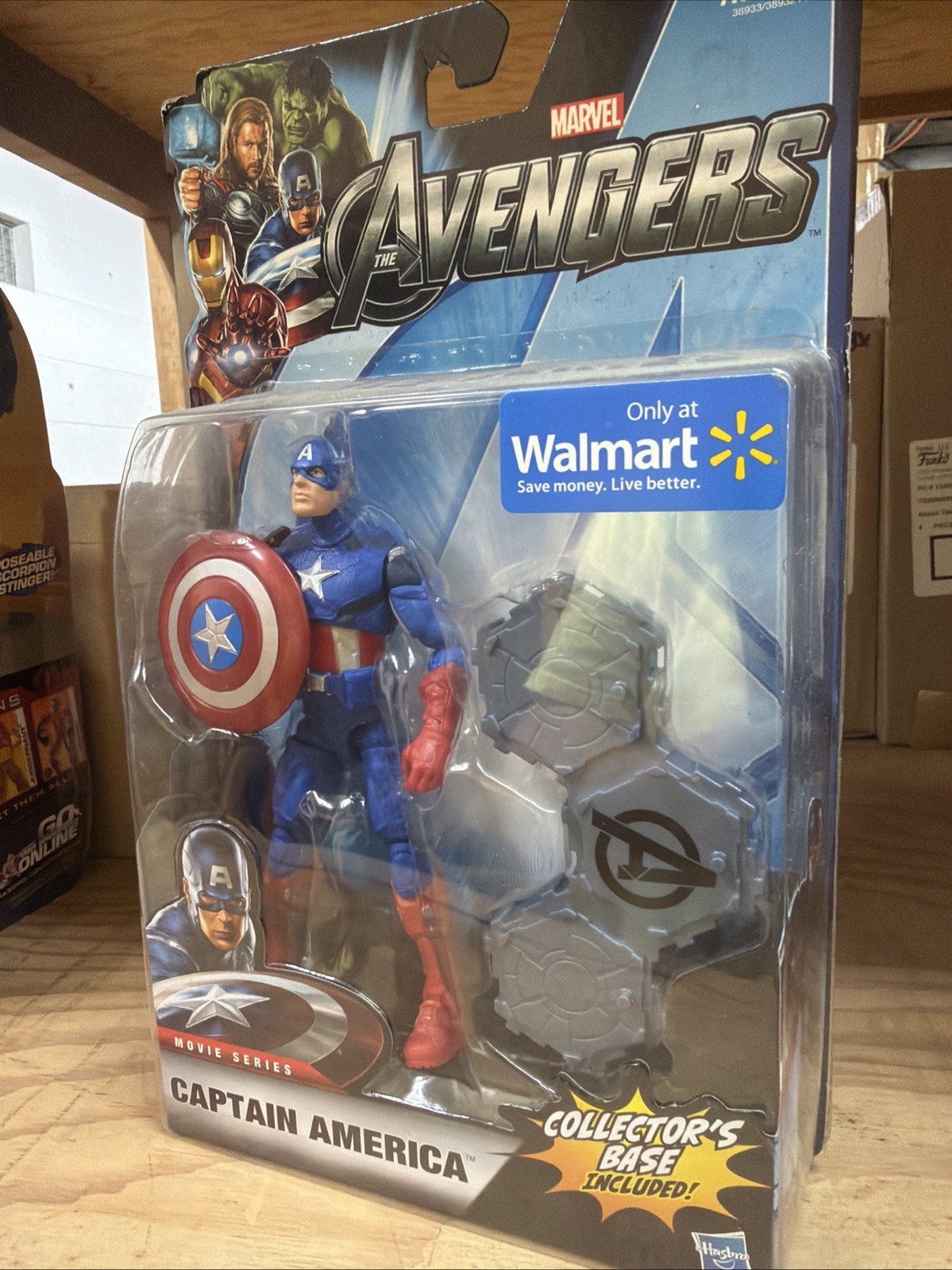 2011 Marvel The Avengers CAPTAIN AMERICA Movie Series Walmart Exclusive *NIB*