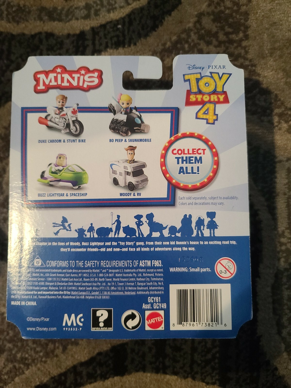 Disney Pixar Toy Story 4 Minis Duke Caboom Bo Peep Buzz Lightyear Woody VARIOUS