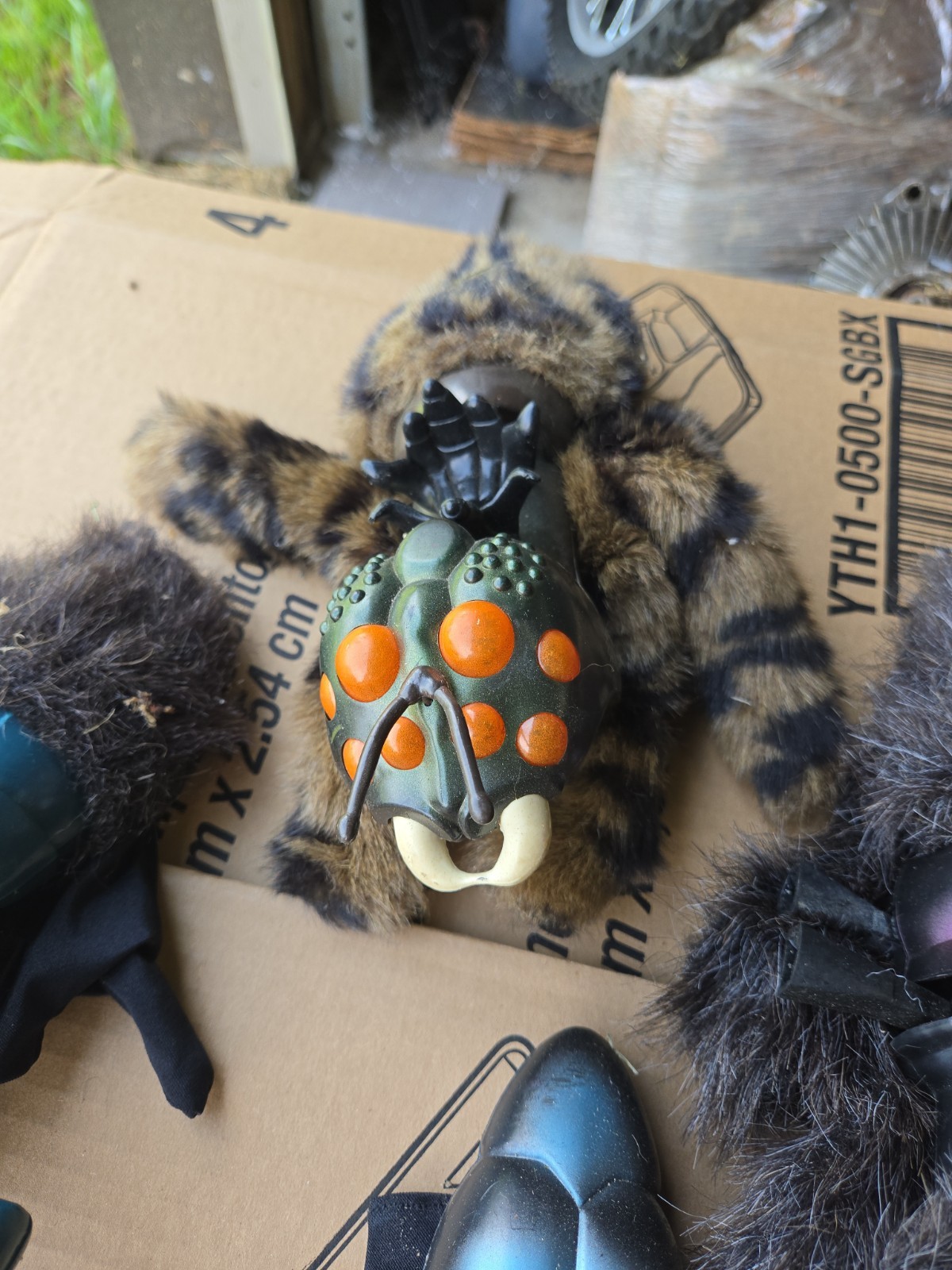 5 Vintage 1980s Coleco Sectaurs Hand Puppets Flying Bugs