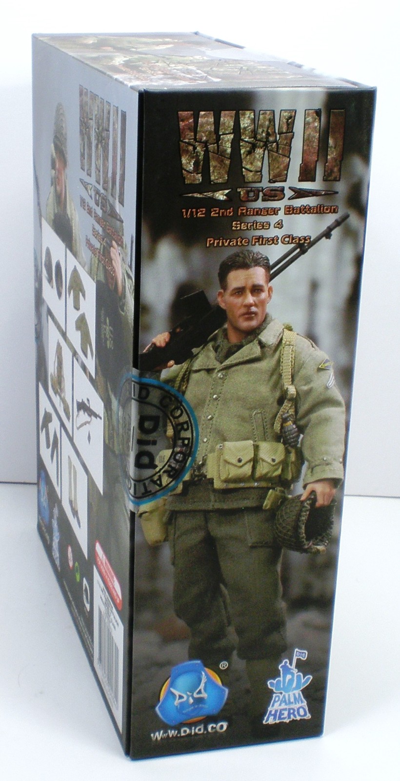 1/12 Scale United States WWII, 2nd Ranger Battalion, Reiben, Palm Heroes, DID
