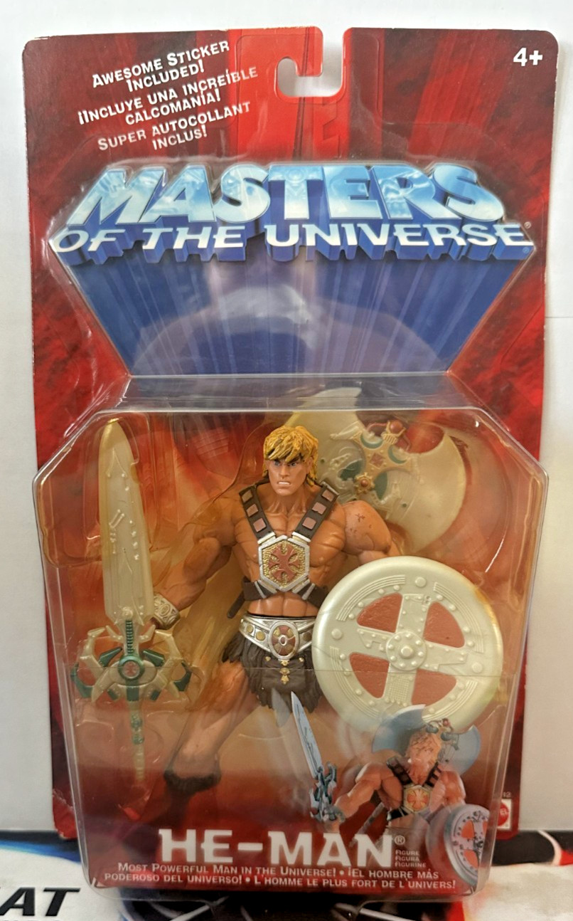 Masters of the Universe 200x He-Man Action Figure 2001 Mattel MOTU New Sealed