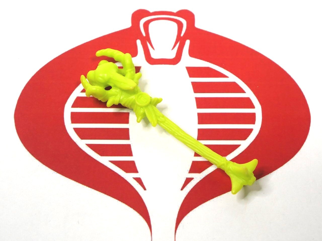 IMAGINEXT Weapon Green Wizard Staff Figure Accessory