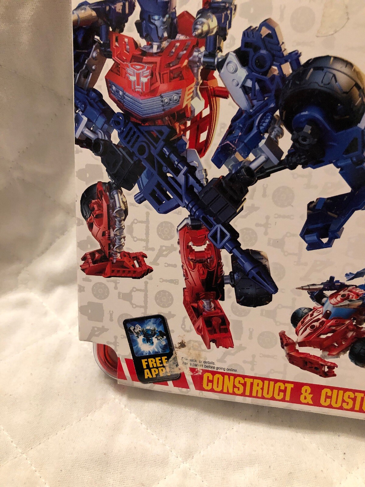 Construct-Bots SMOKESCREEN Elite Class Transformers E1:06 G1 Hasbro New 2013