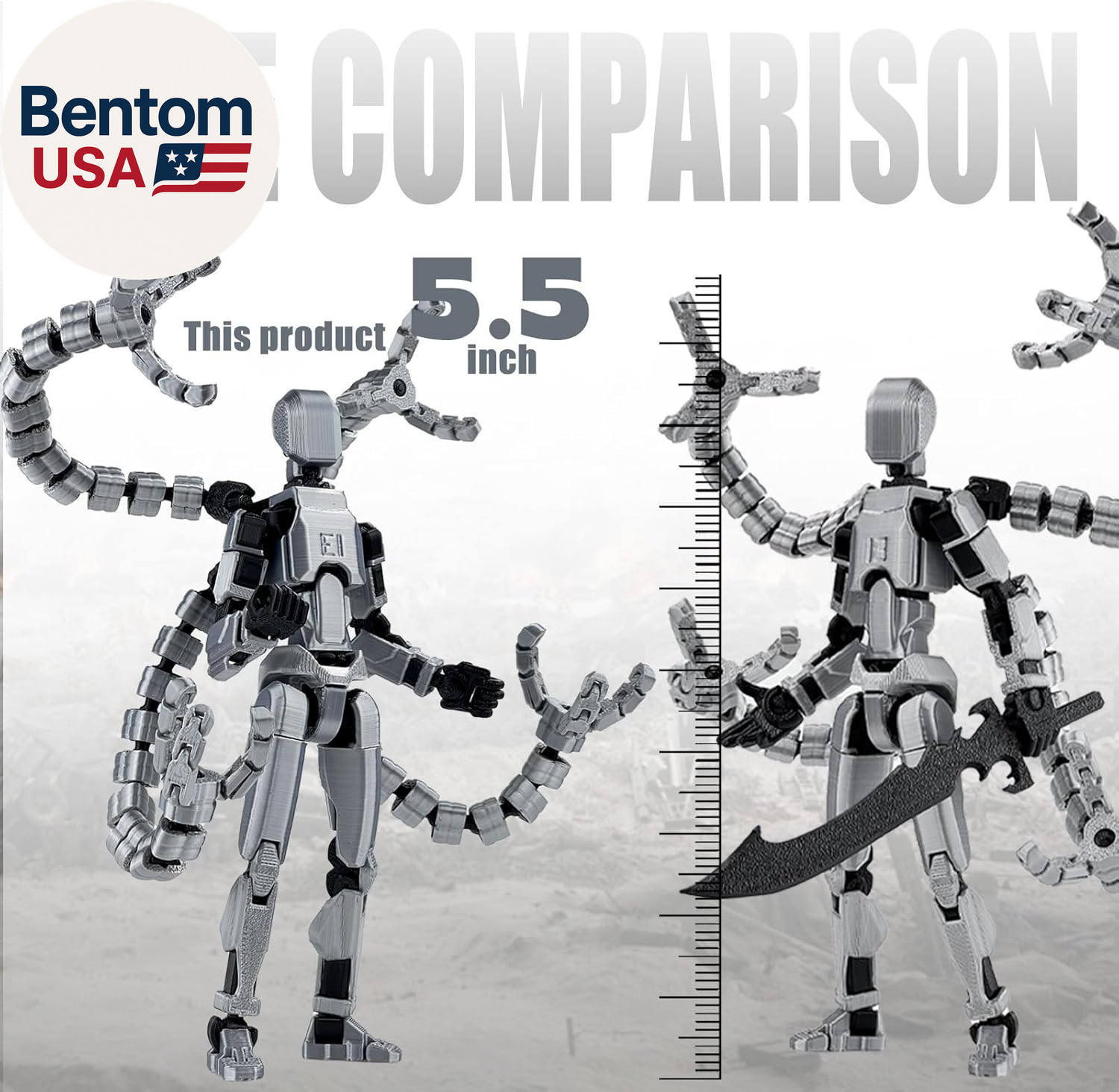 T13 Already Assembled Action Figure Accessories,T13 Multi-Jointed Movable,For Co