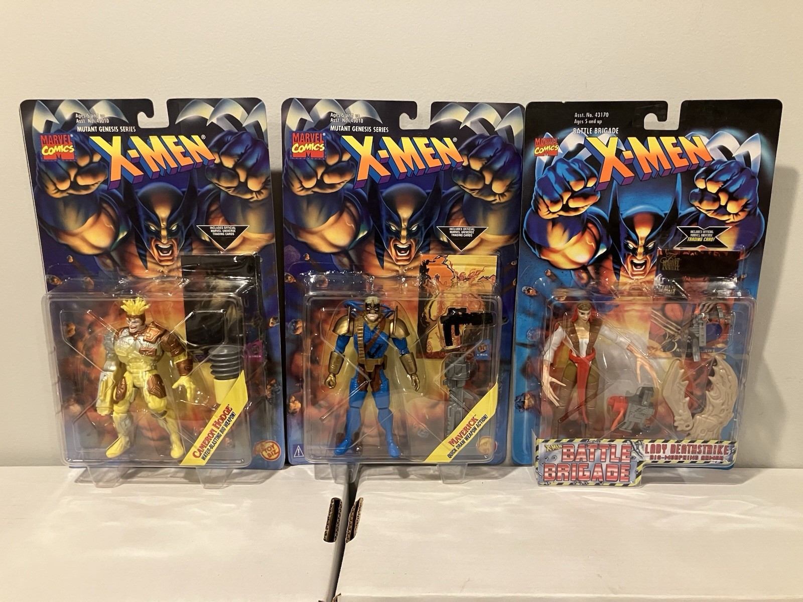 1995 Toy Biz X-Men Lot CAMERON HODGE MAVERICK LADY DEATHSTRIKE MOSC XMEN 97 MCU!