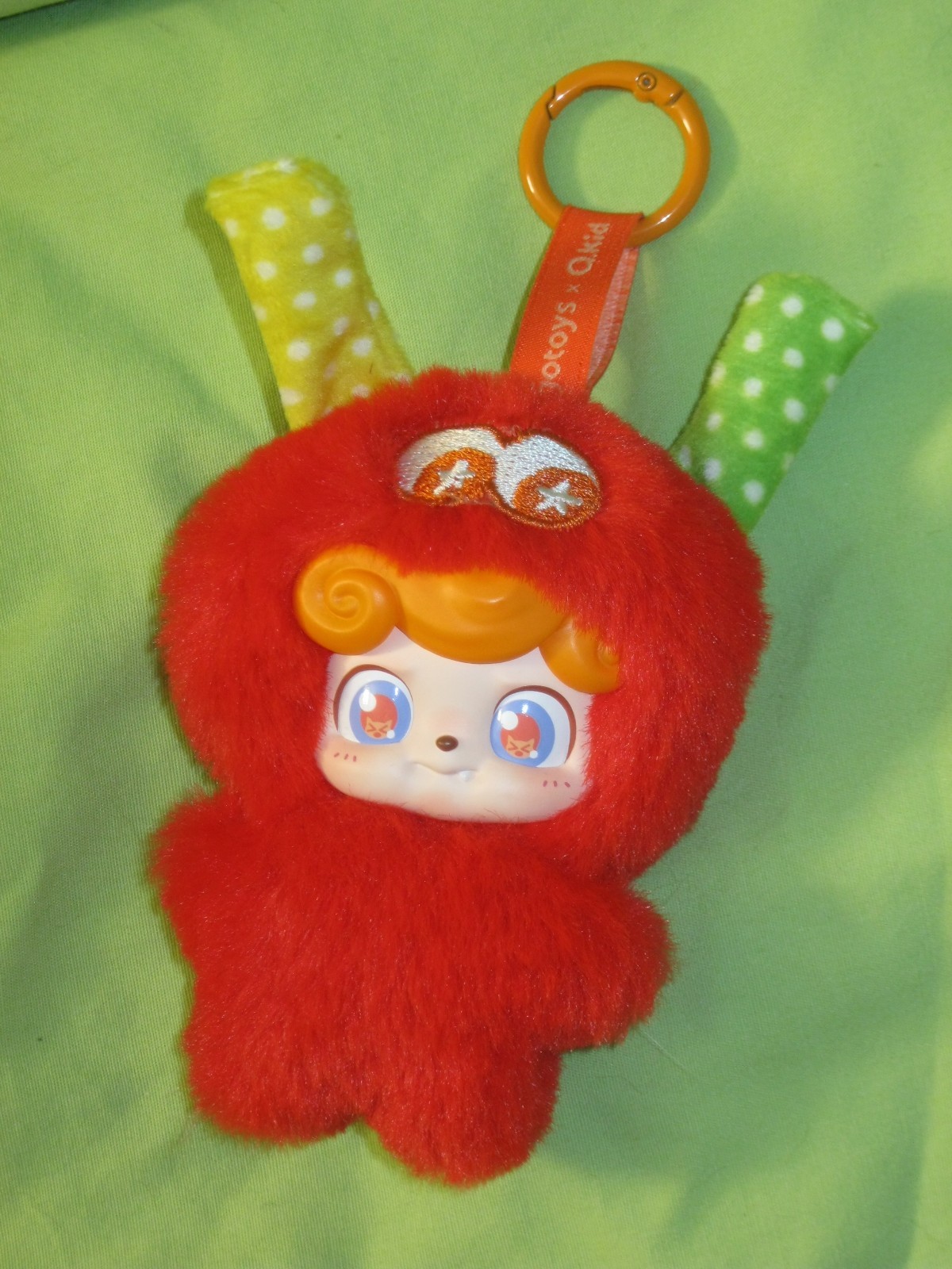 jotoys Q KID Blind Box JOYFUL Wave Club Mini 4″ RED PLUSH Pendant Keychain