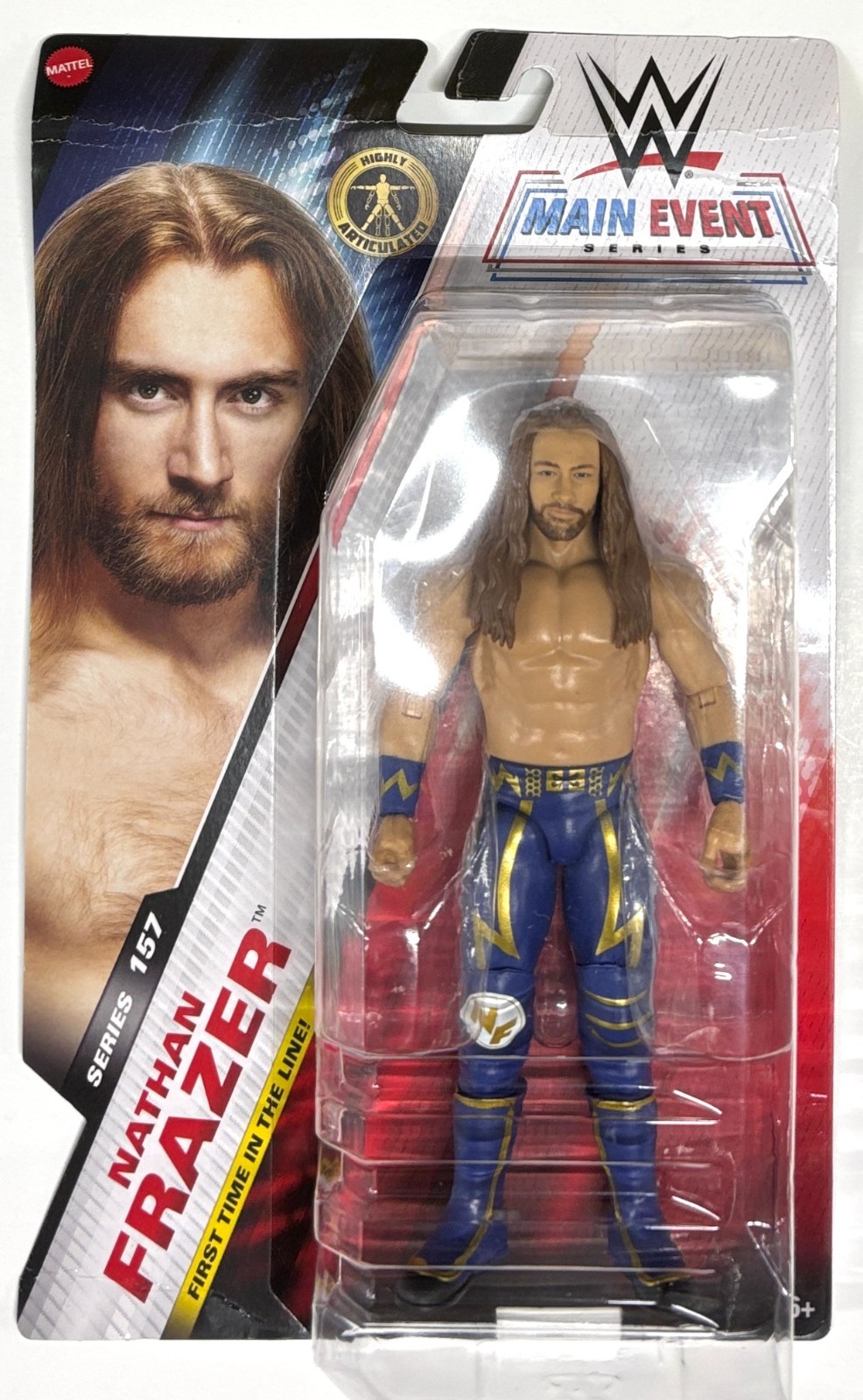 Nathan Frazer WWE Main Event Series # 157 Action Figure Basic New Not Mint